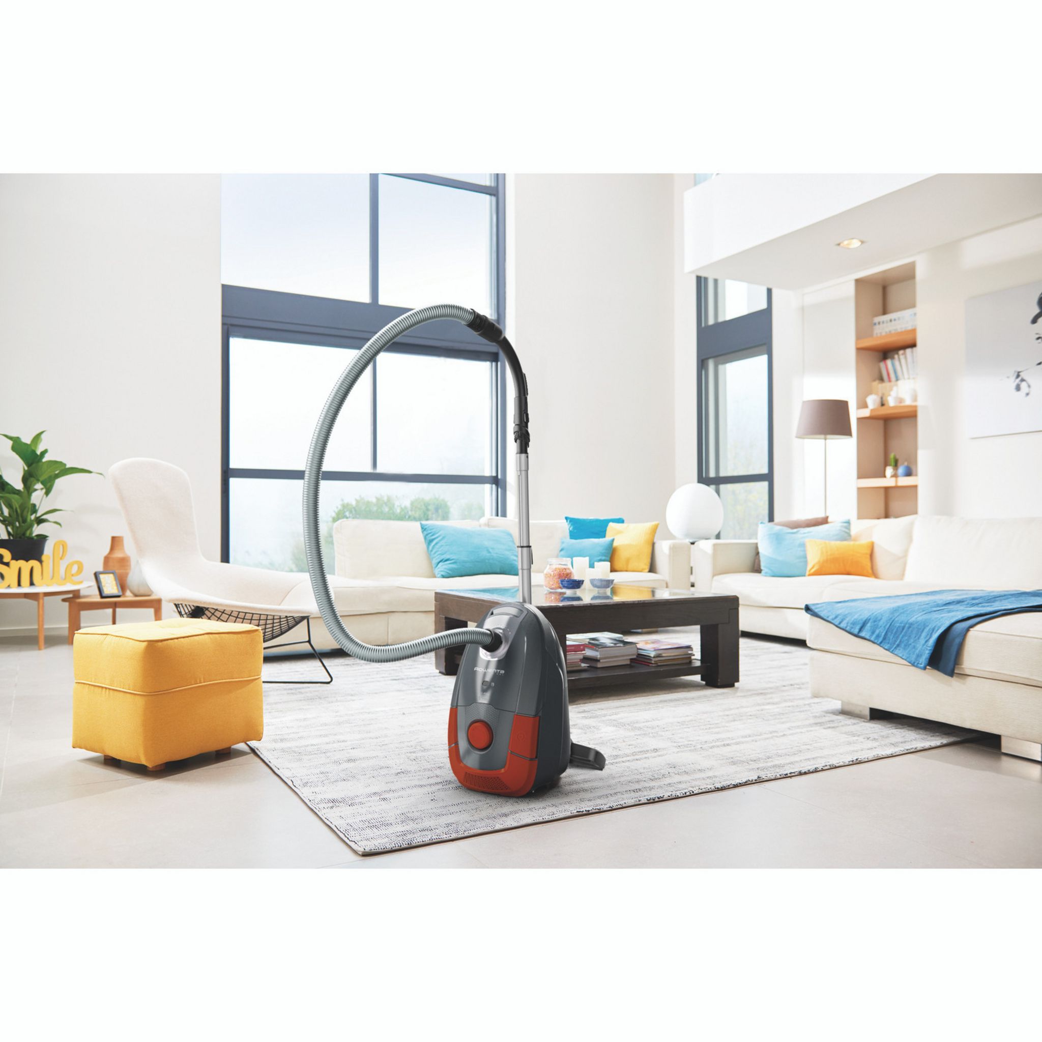 Voir la diapositive 7 : ROWENTA Aspirateur traîneau avec sac RO3149EA - Gris et rouge