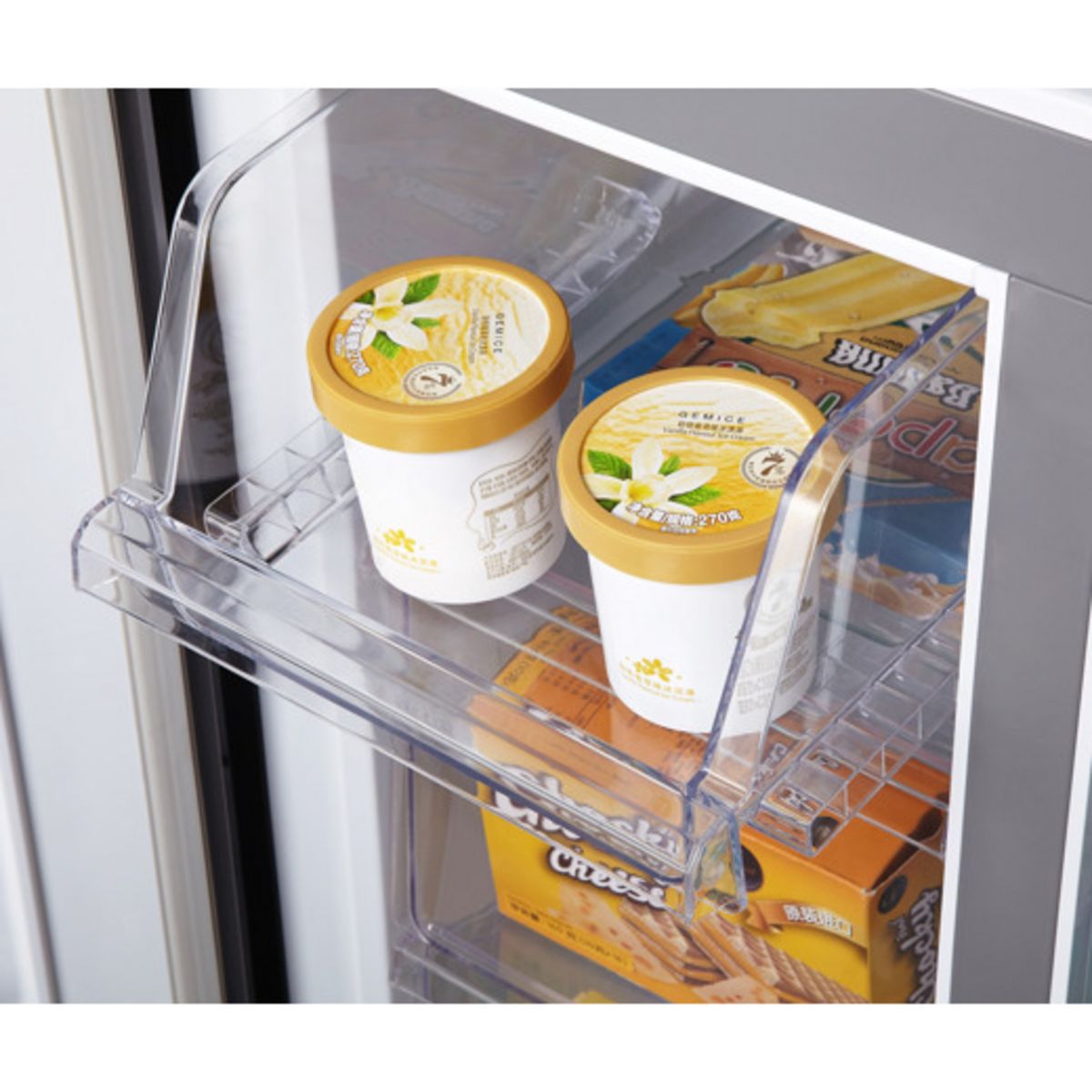 HISENSE Réfrigérateur multi portes MQ79394FFS, 427 L, Froid ventilé No frost