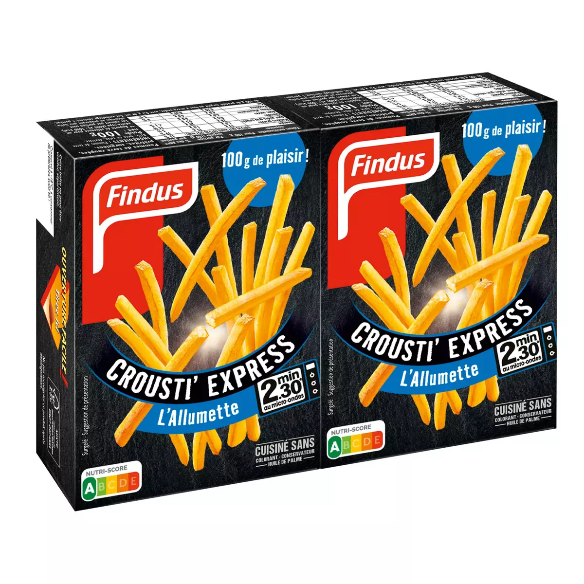 FINDUS Frites allumettes Crousti express 200g