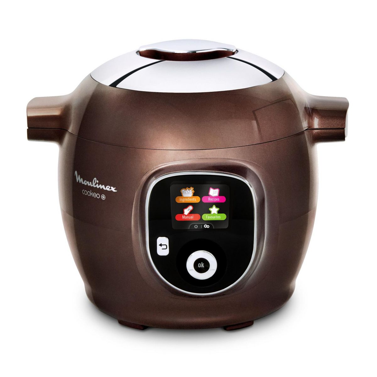 MOULINEX Robot multicuiseur Cookeo CE851910 - Marron