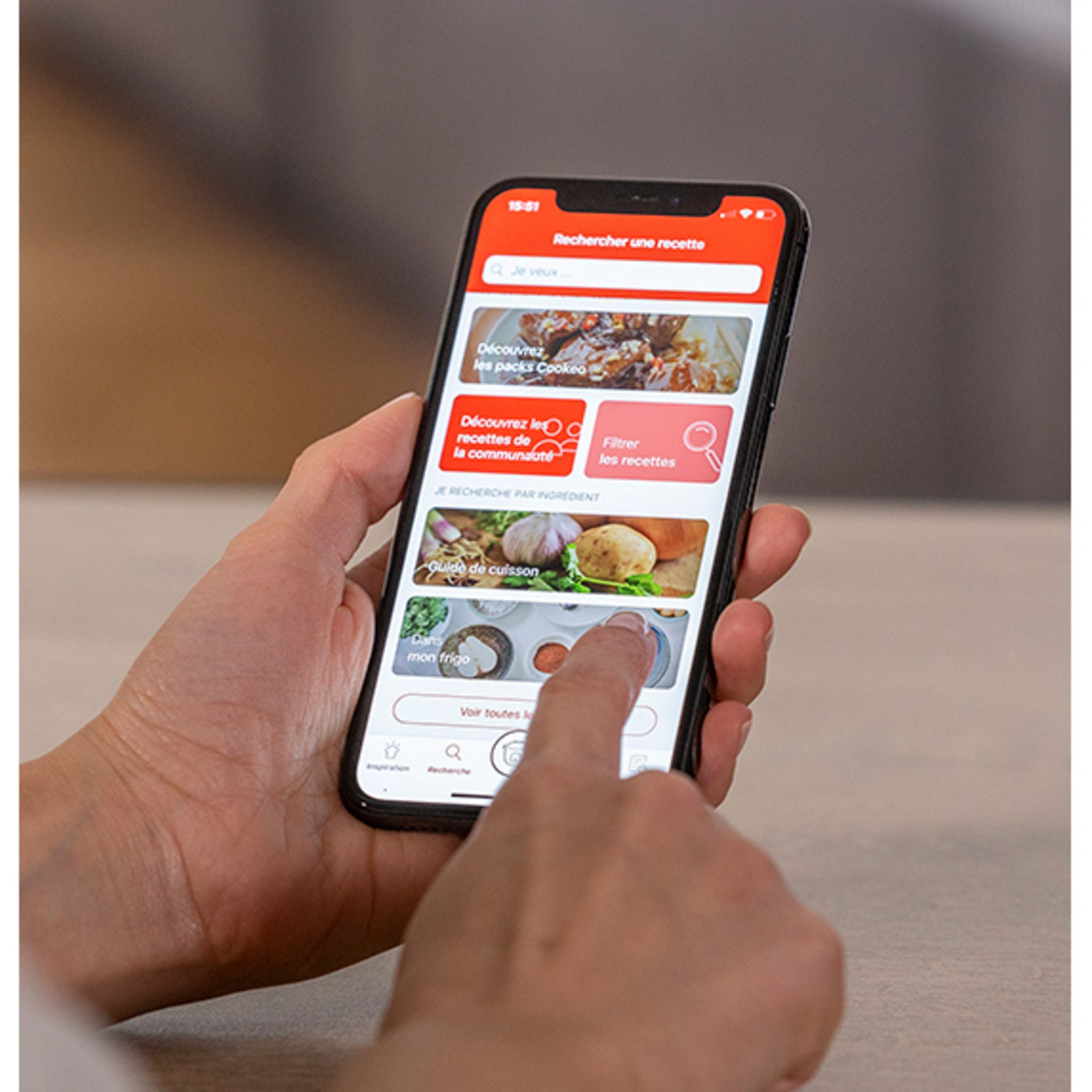 Voir la diapositive 16 : MOULINEX Robot multicuiseur Cookeo CE851910 - Marron