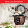 Voir la diapositive 11 : MOULINEX Robot multicuiseur Cookeo CE851910 - Marron