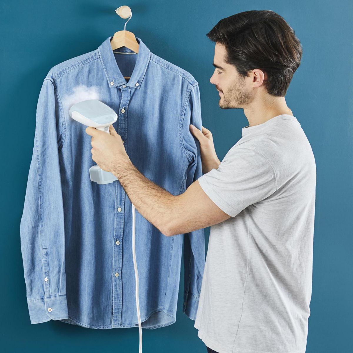 CALOR Défroisseur à main Access Steam Pocket DT3041C0 - Bleu