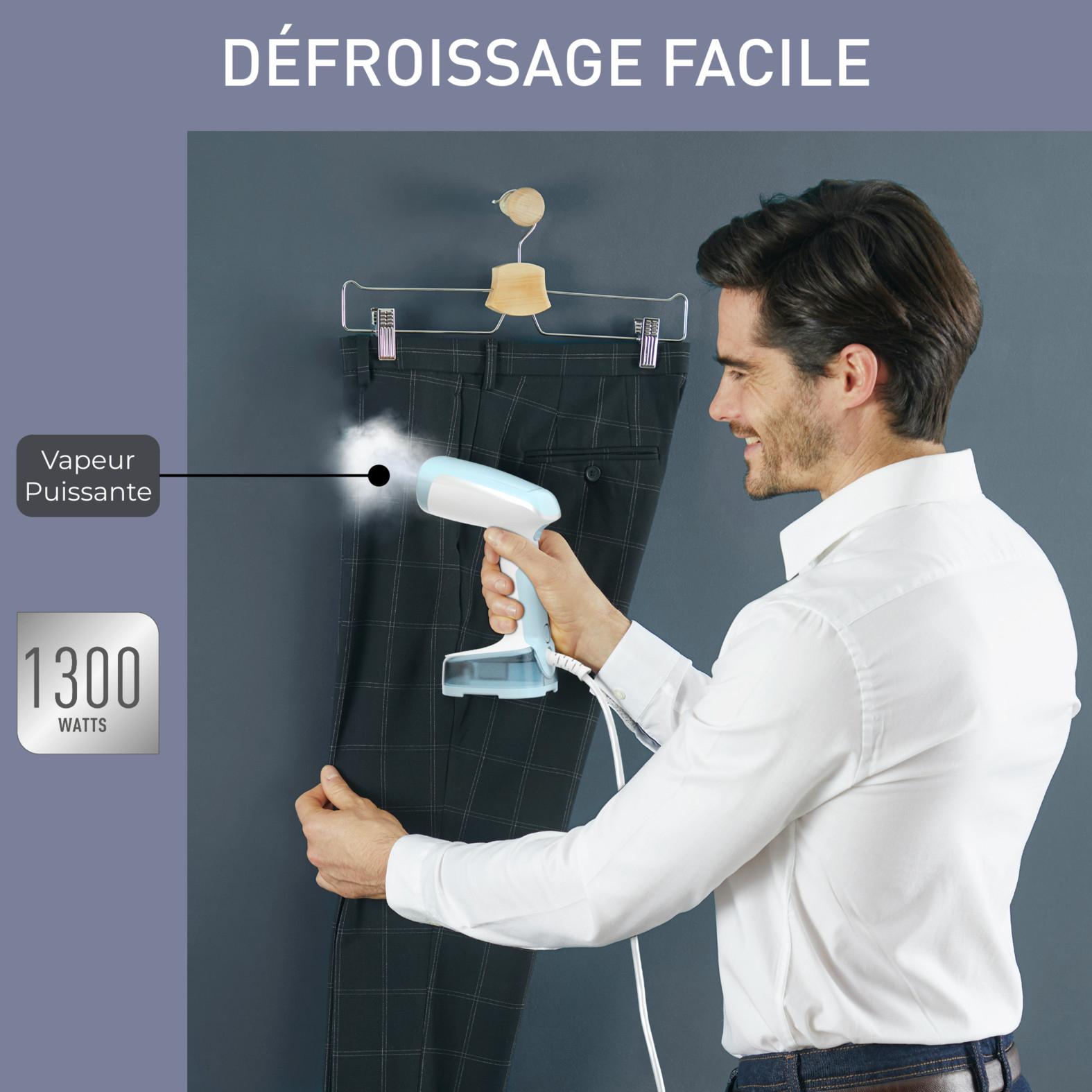 Voir la diapositive 6 : CALOR Défroisseur à main Access Steam Pocket DT3041C0 - Bleu
