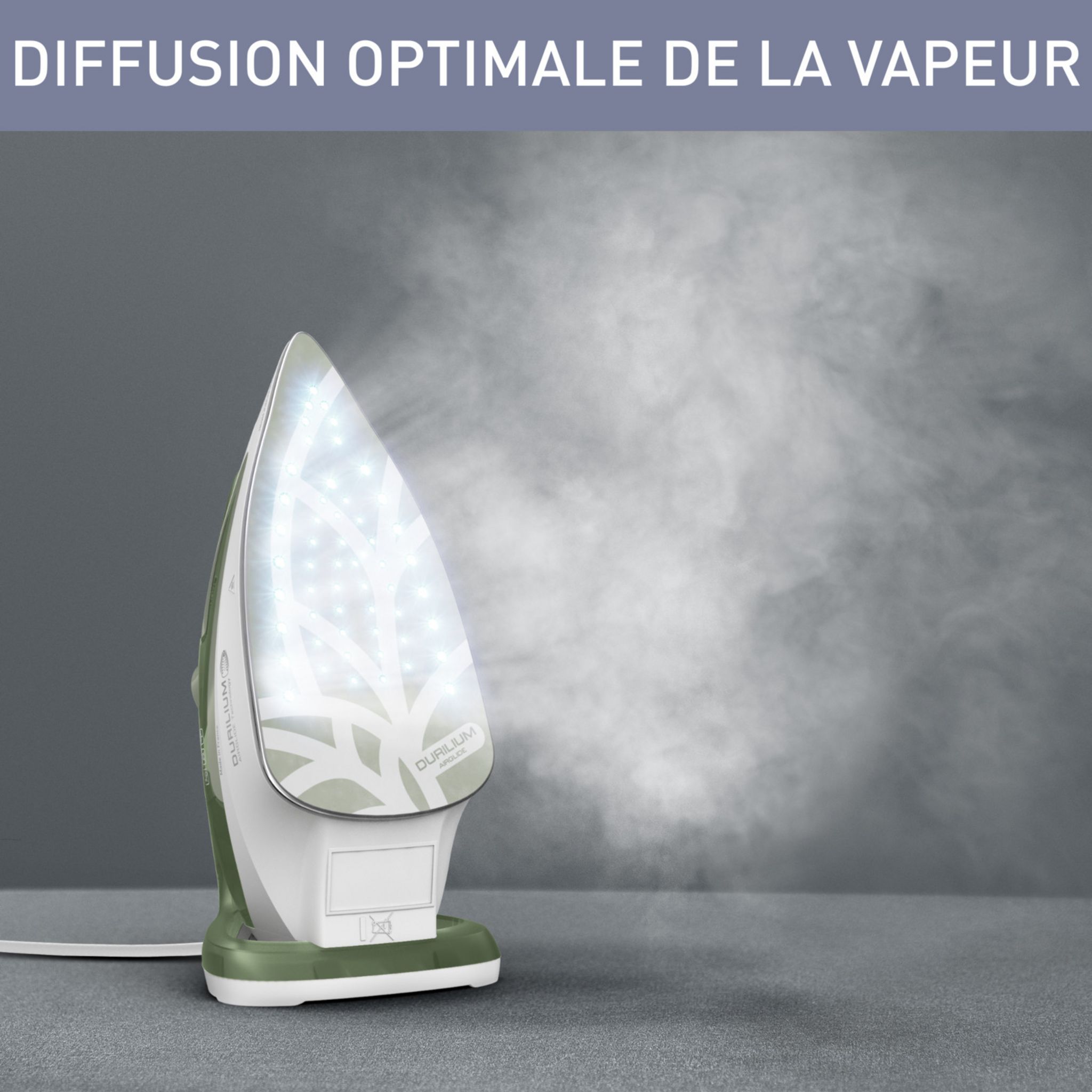 Voir la diapositive 4 : CALOR Fer à repasser vapeur&nbsp;Easygliss Eco FV5781C0 - Vert et blanc