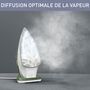 Voir la diapositive 4 : CALOR Fer à repasser vapeur&nbsp;Easygliss Eco FV5781C0 - Vert et blanc