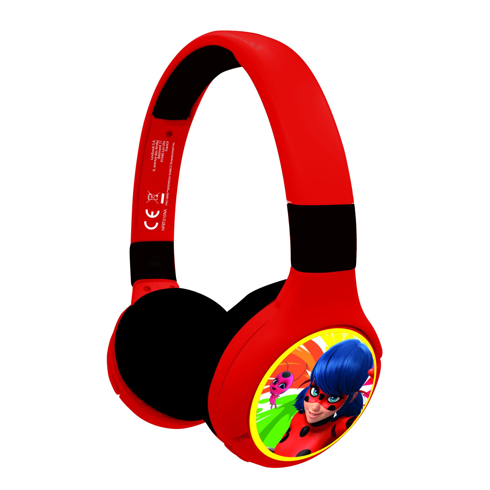 Voir la diapositive 2 : LEXIBOOK Casque audio Bluetooth et filaire Miraculous