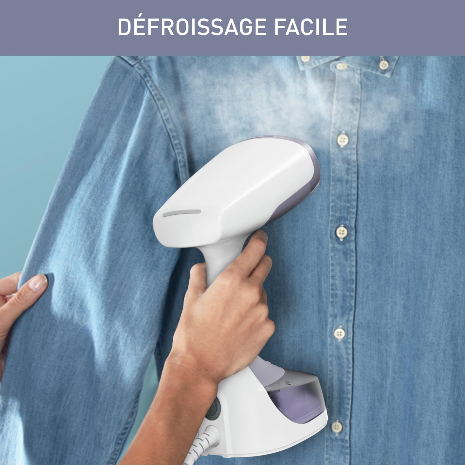 Voir la diapositive 14 : CALOR Défroisseur à main DT7151C0 - Gris