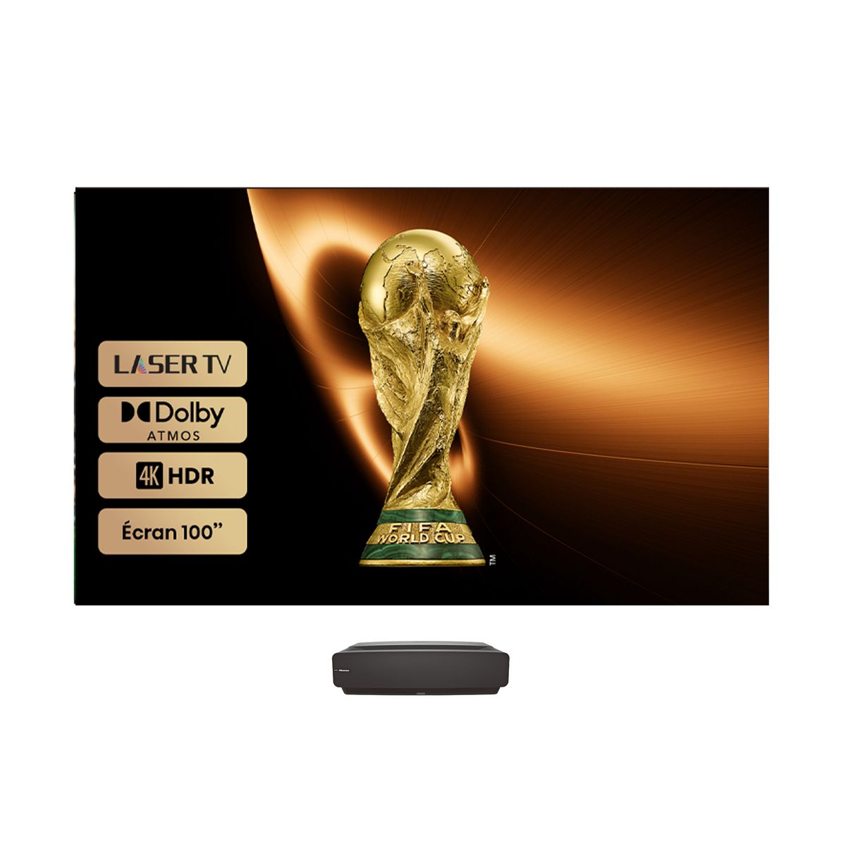 HISENSE Vidéoprojecteur home cinéma PROJ LASER 100L5F-D12