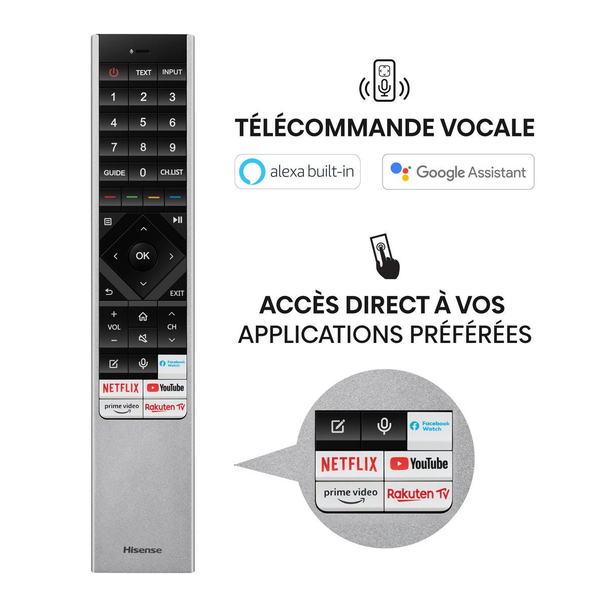 HISENSE Vidéoprojecteur home cinéma PROJ LASER 100L5F-D12