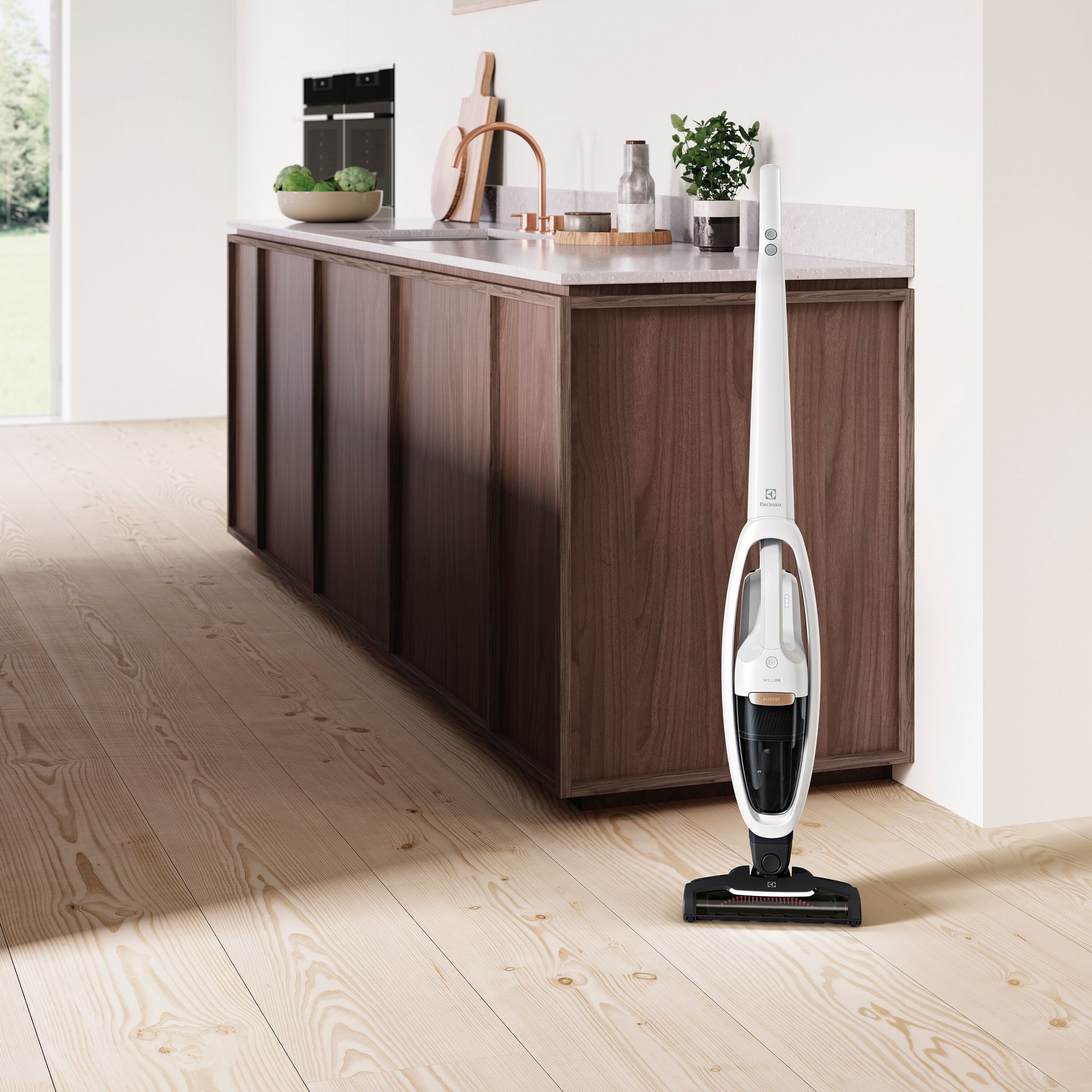 Voir la diapositive 4 : ELECTROLUX Aspirateur balai sans fil sans sac WQ81-ALRS - Blanc