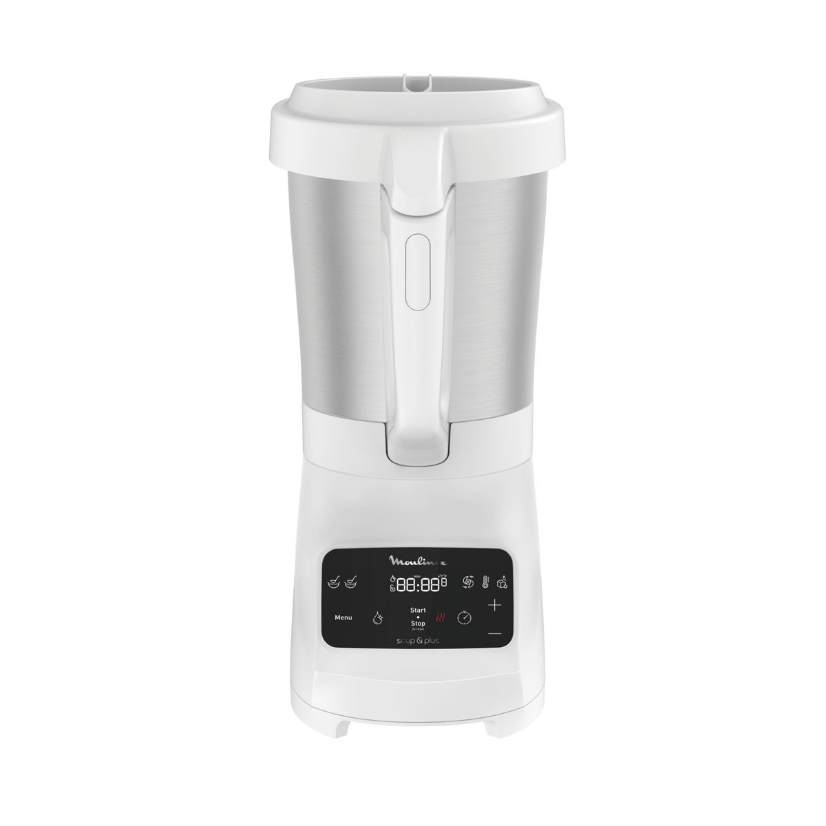 MOULINEX Blender chauffant Soup&Plus LM922100 - Blanc