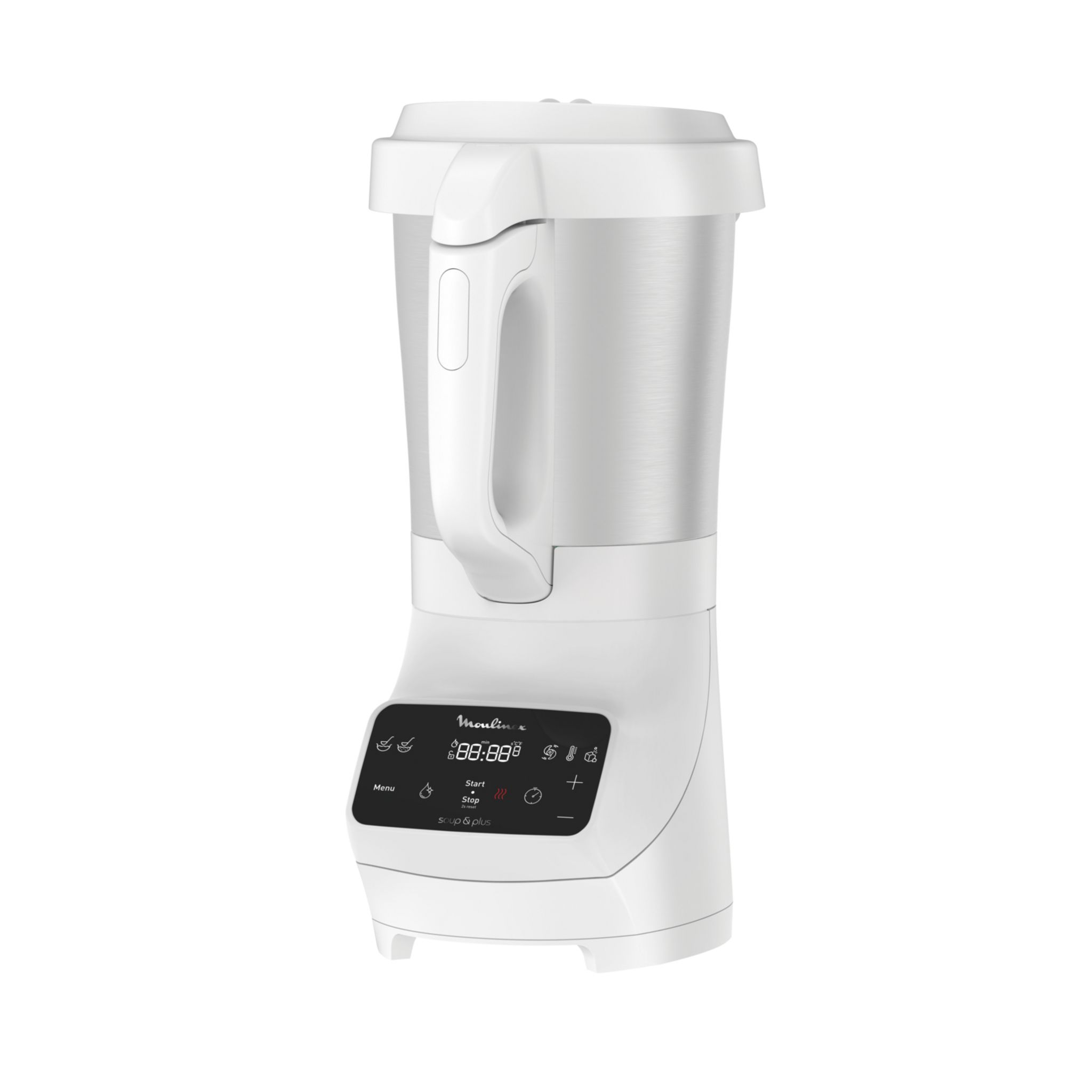 Voir la diapositive 4 : MOULINEX Blender chauffant Soup&Plus LM922100 - Blanc