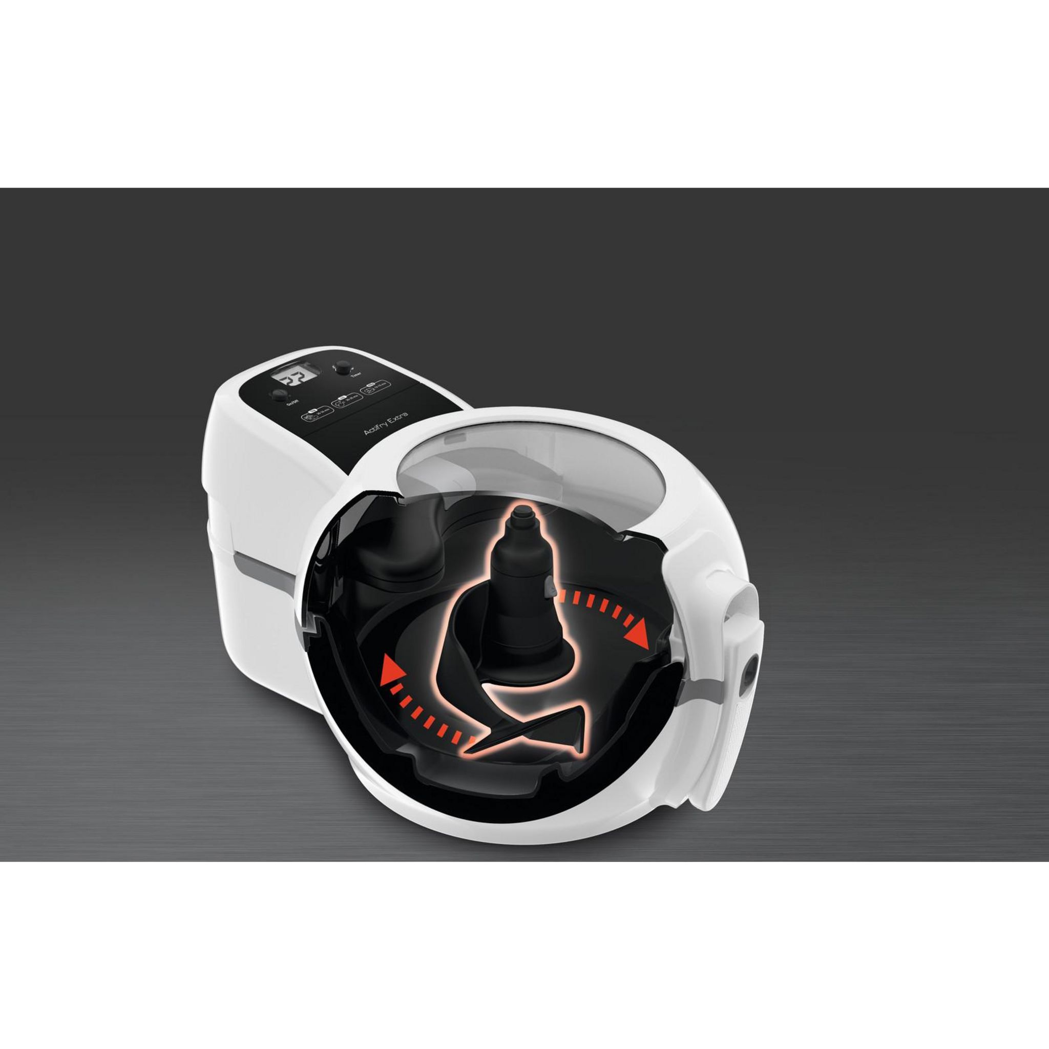 Voir la diapositive 5 : SEB Friteuse électrique actifry sans huile à air chaud FZ720000 - Blanc