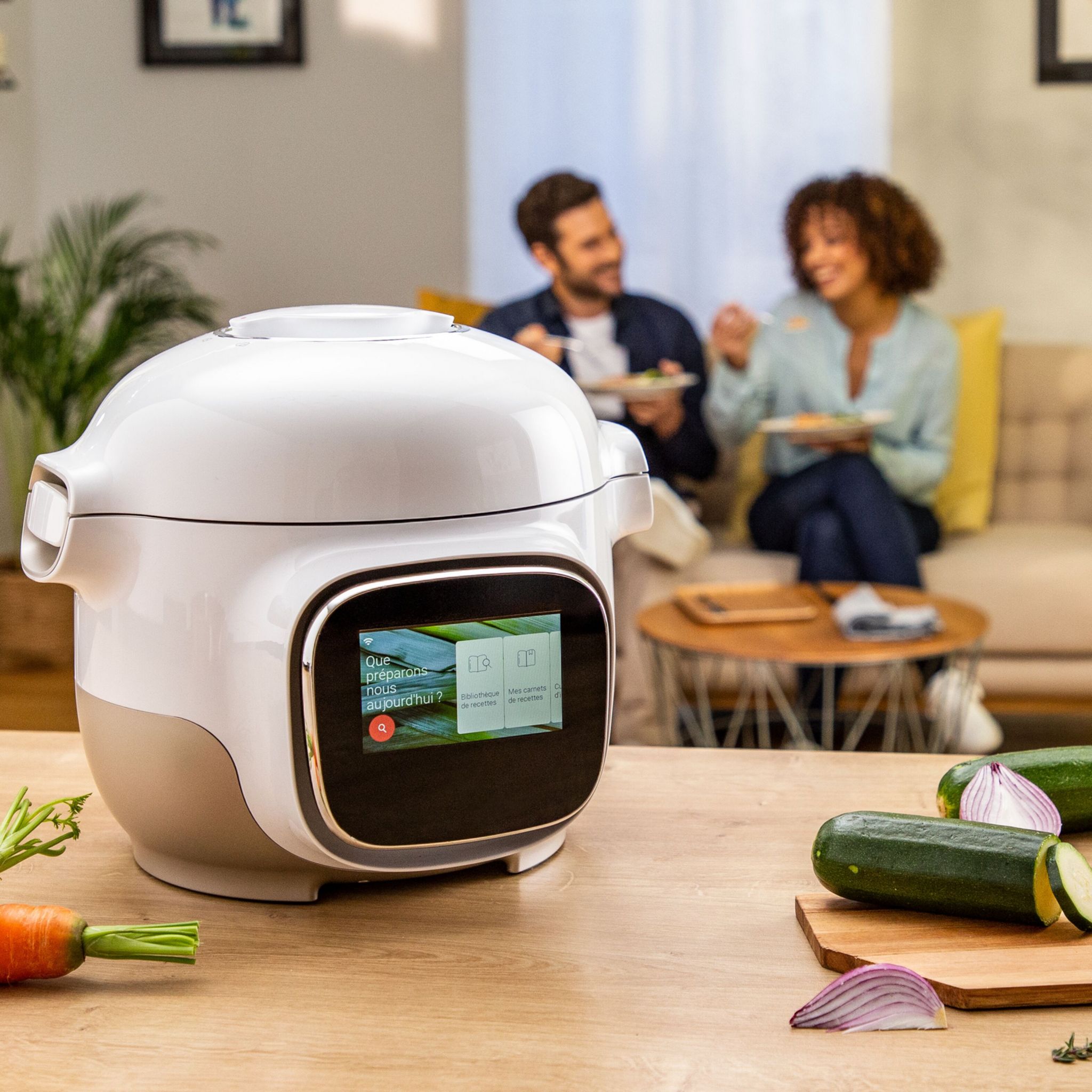 Voir la diapositive 7 : MOULINEX Multicuiseur intelligent cookeo compact touch wifi MINI CE922110 - Blanc