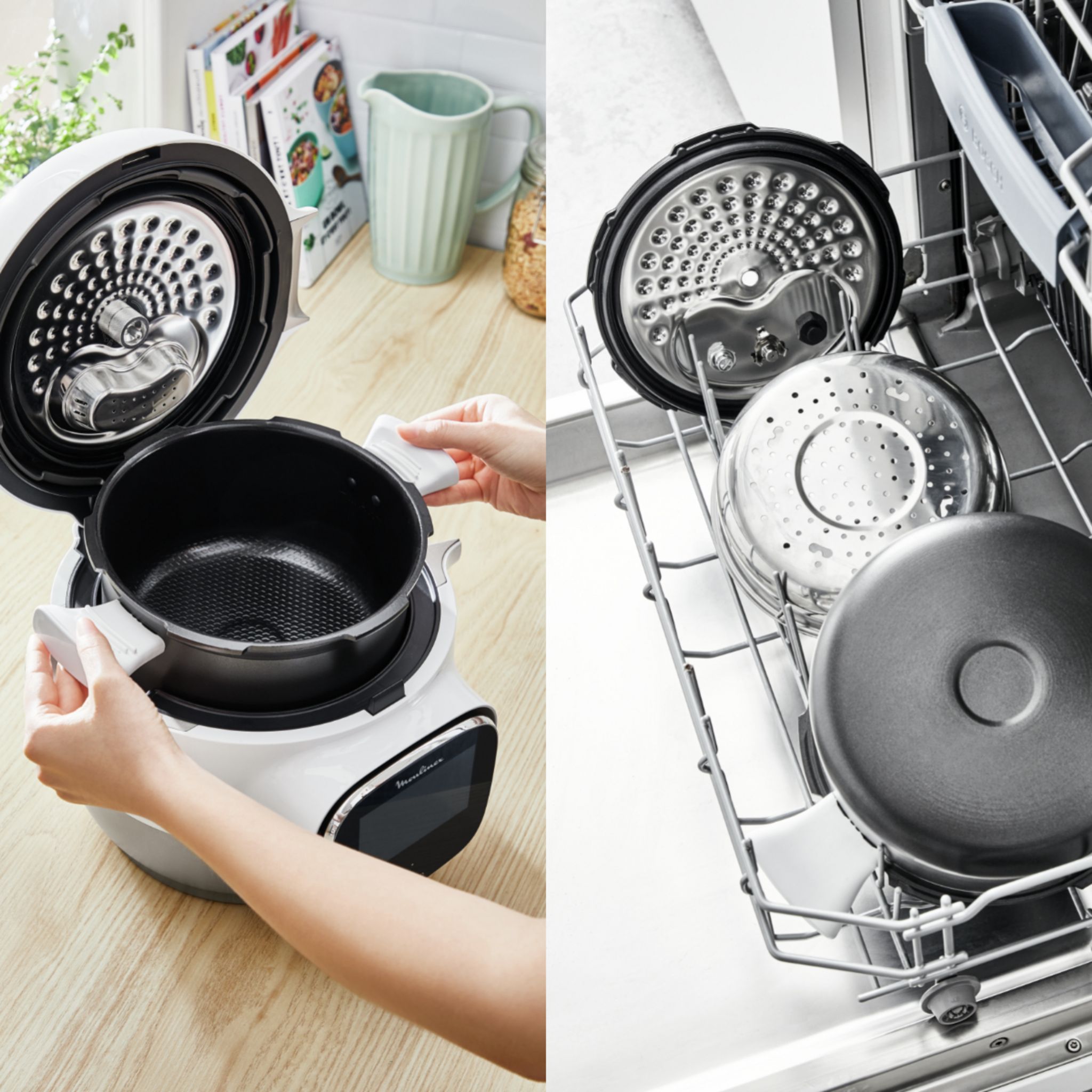 Voir la diapositive 9 : MOULINEX Multicuiseur intelligent cookeo compact touch wifi MINI CE922110 - Blanc