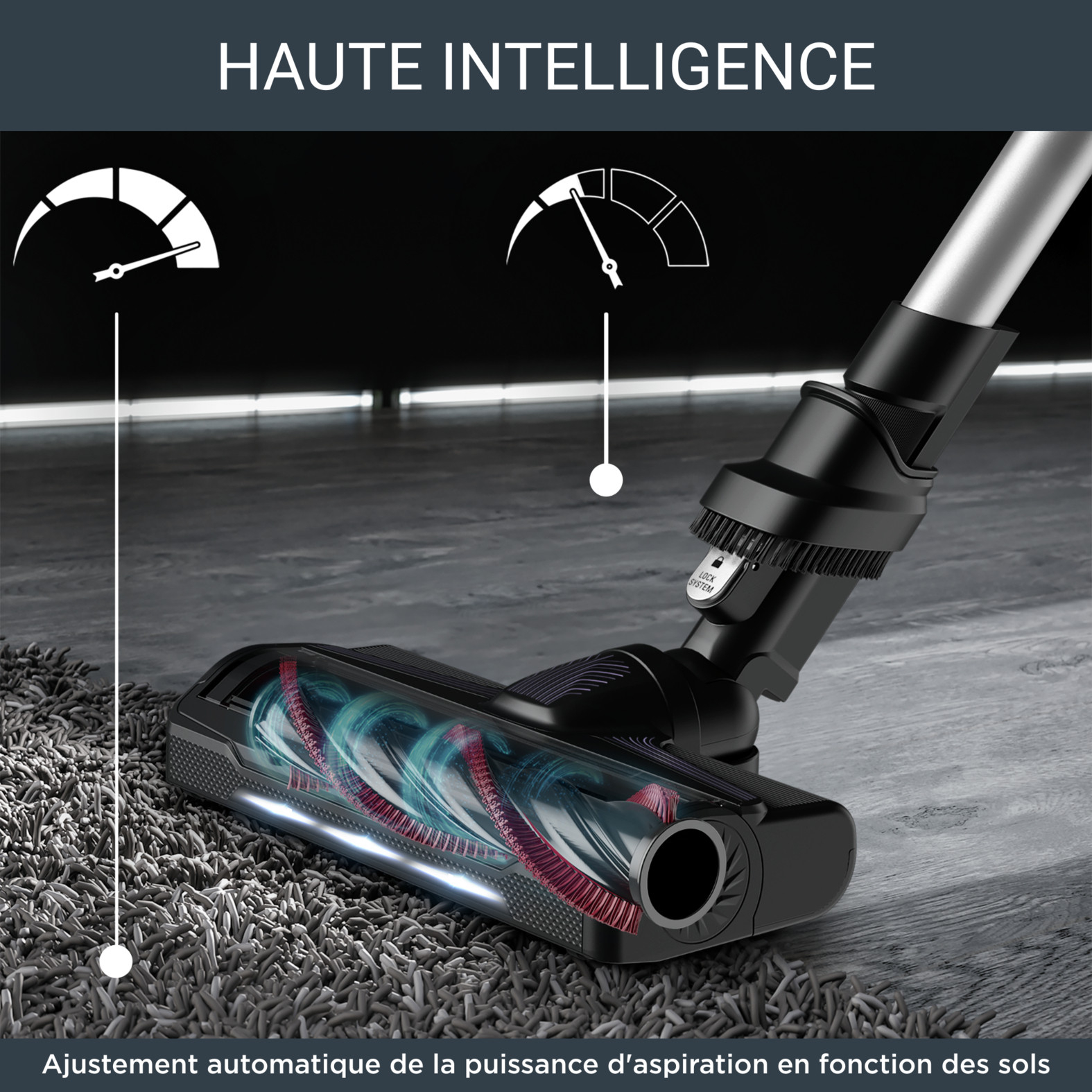 Voir la diapositive 13 : ROWENTA Aspirateur balai sans filX-FORCE FLEX 9.60 RH2037WO - Noir et violet