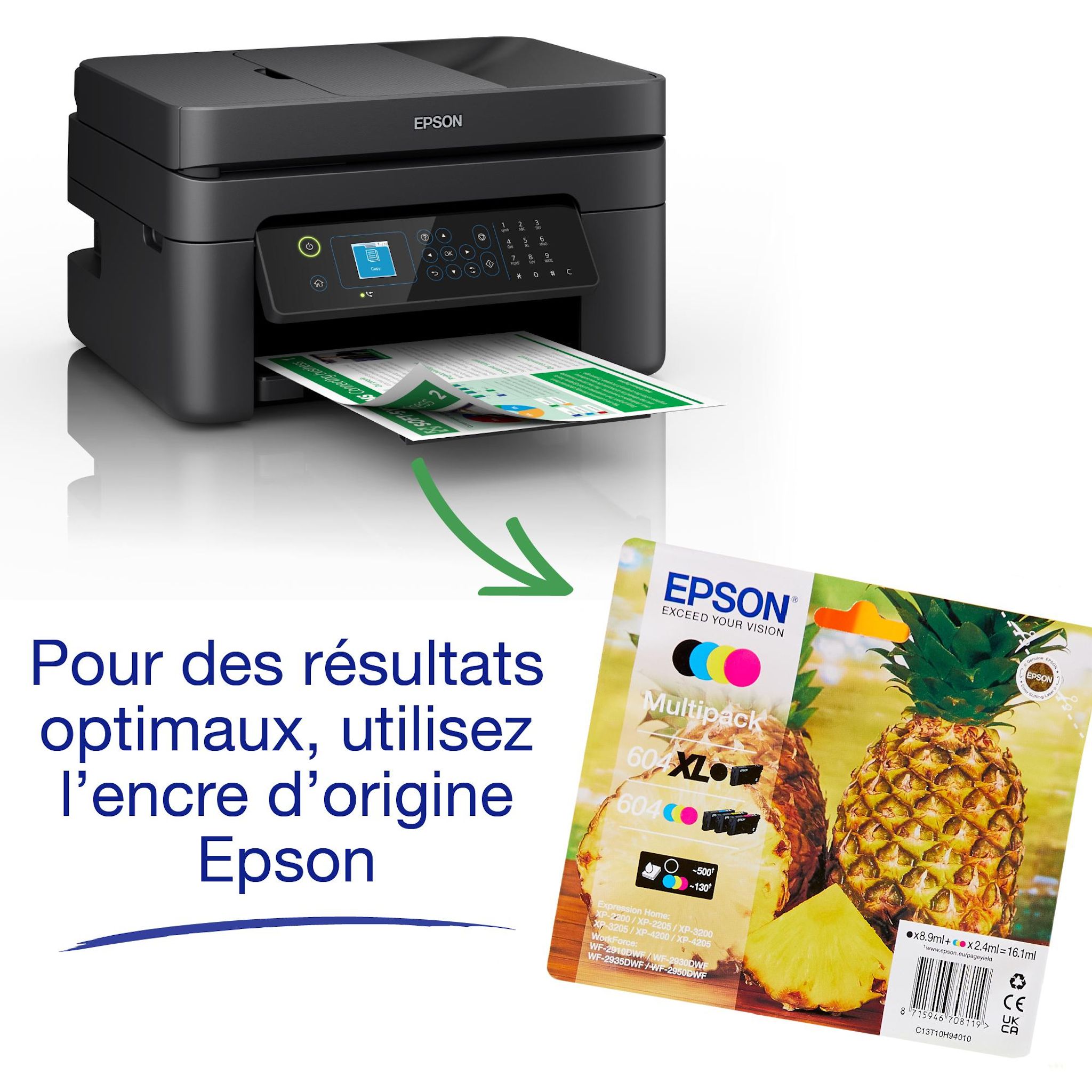Voir la diapositive 7 : EPSON Imprimante multifonction WF-2935