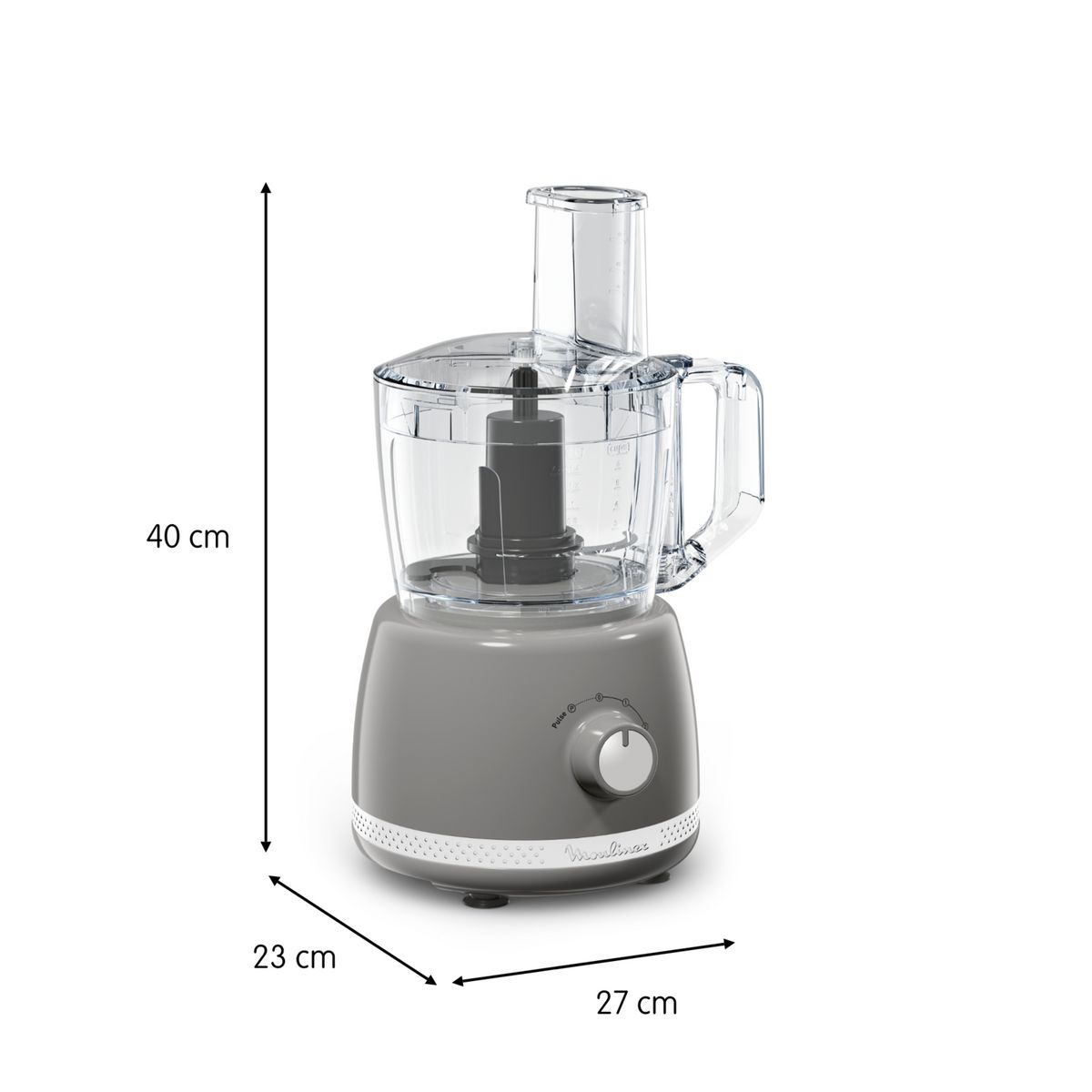 MOULINEX Robot multifonction Soleil FP345E10 - Gris