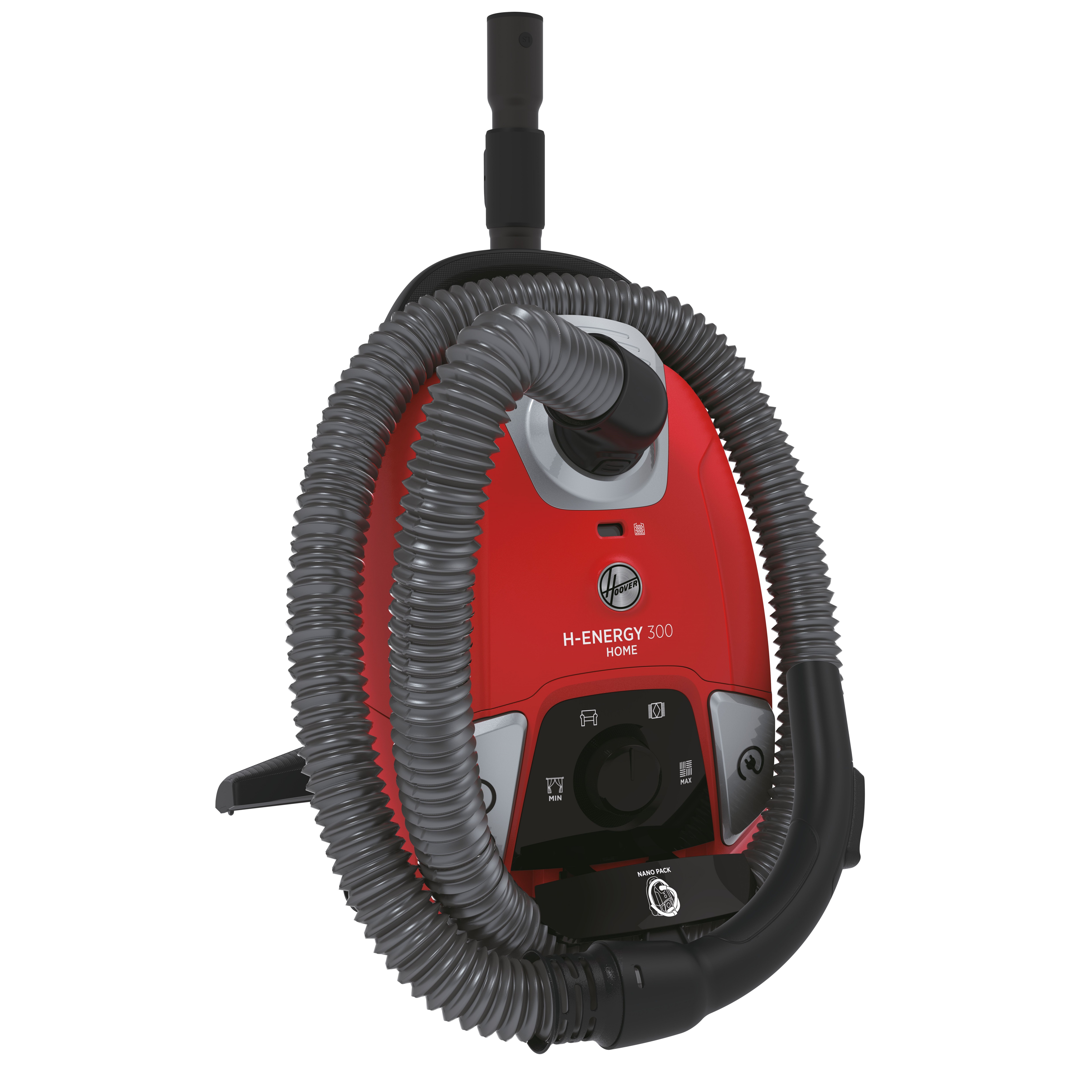 Voir la diapositive 16 : HOOVER Aspirateur traîneau avec sac HE310HM - Rouge