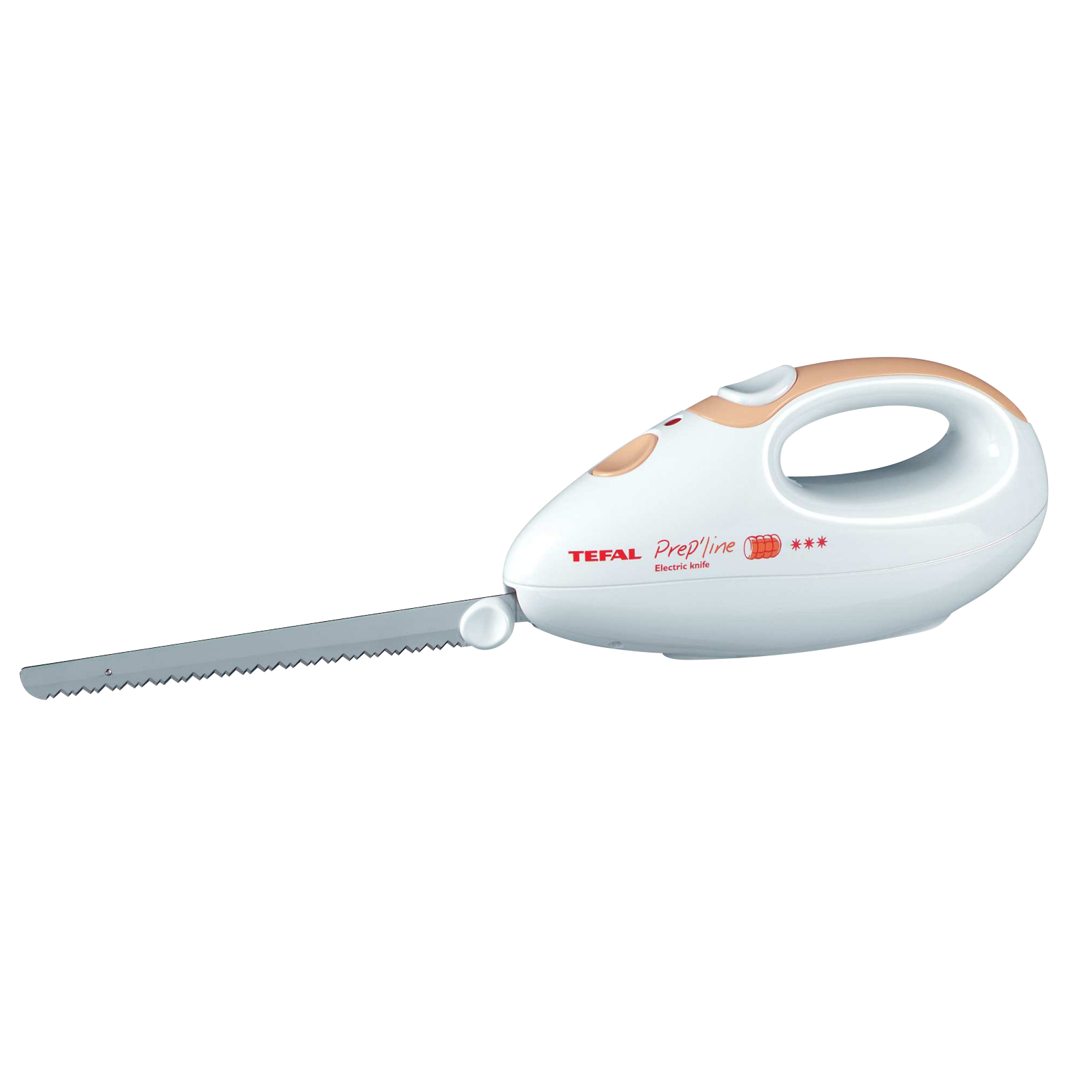Voir la diapositive 2 : TEFAL Couteau électrique Prep'Line&nbsp; 852331 - Blanc