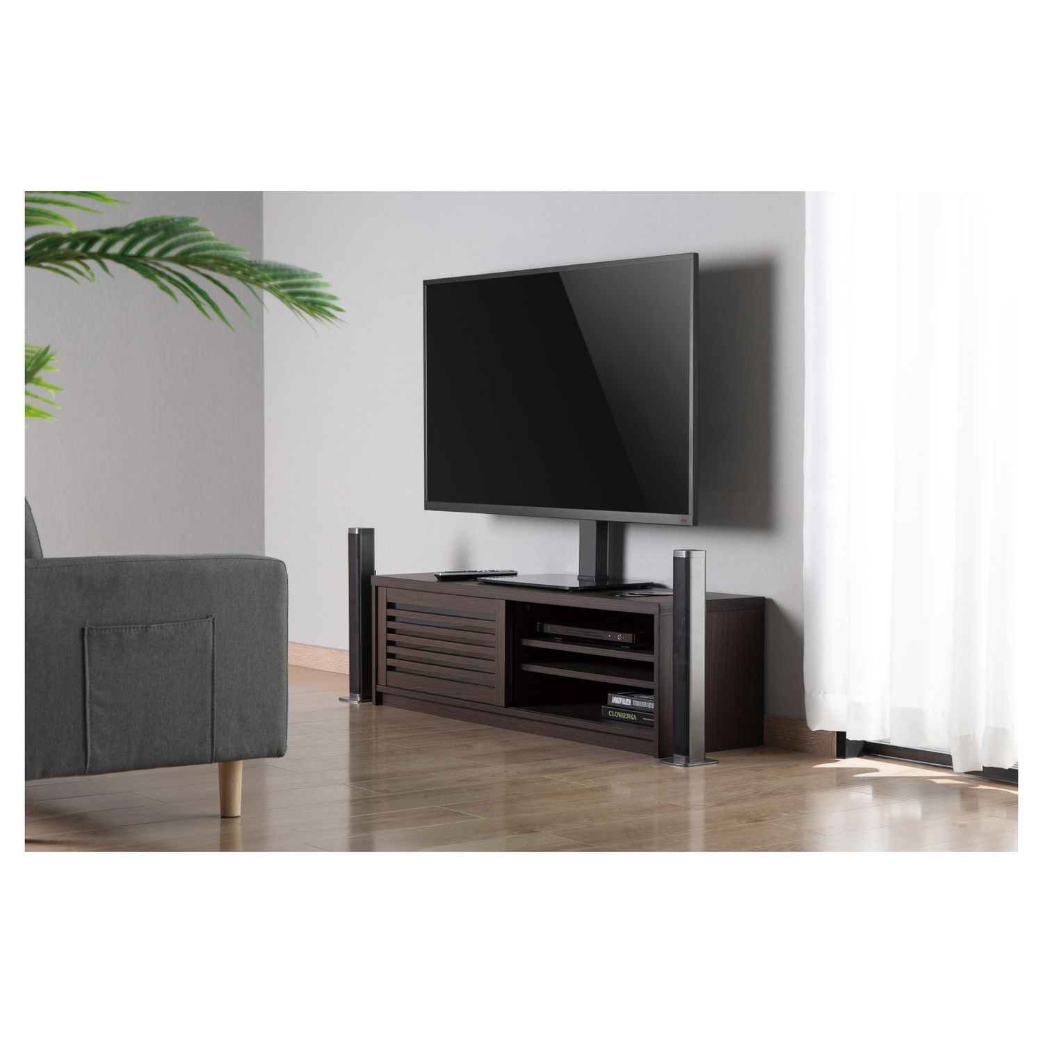 Voir la diapositive 5 : QILIVE Support TV meuble L