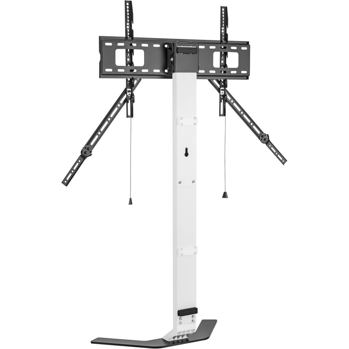 QILIVE Support pied TV sol Q1572 - Blanc et Noir