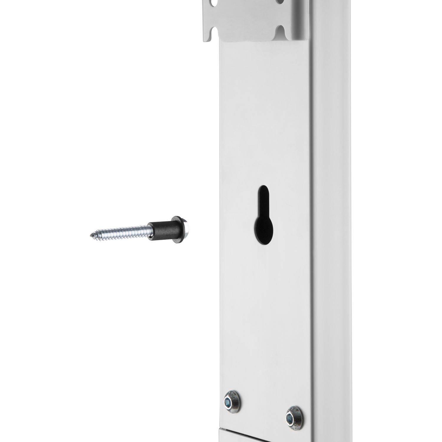 Voir la diapositive 6 : QILIVE Support pied TV sol Q1572 - Blanc et Noir