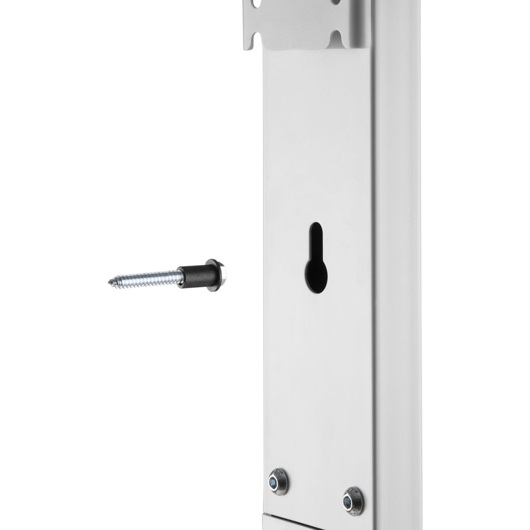 Voir la diapositive 6 : QILIVE Support pied TV sol Q1572 - Blanc et Noir