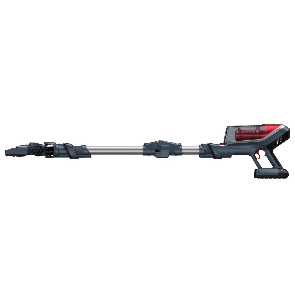 ROWENTA Aspirateur balai Flex 8.60 YY5038FE - Rouge et gris