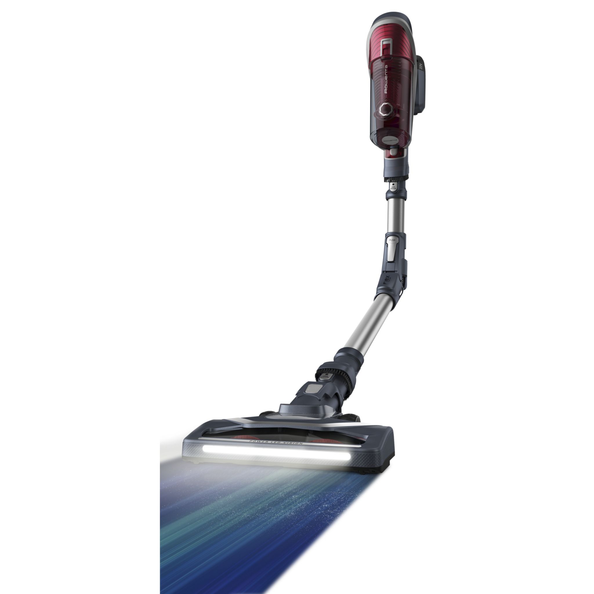 Voir la diapositive 9 : ROWENTA Aspirateur balai Flex 8.60 YY5038FE - Rouge et gris