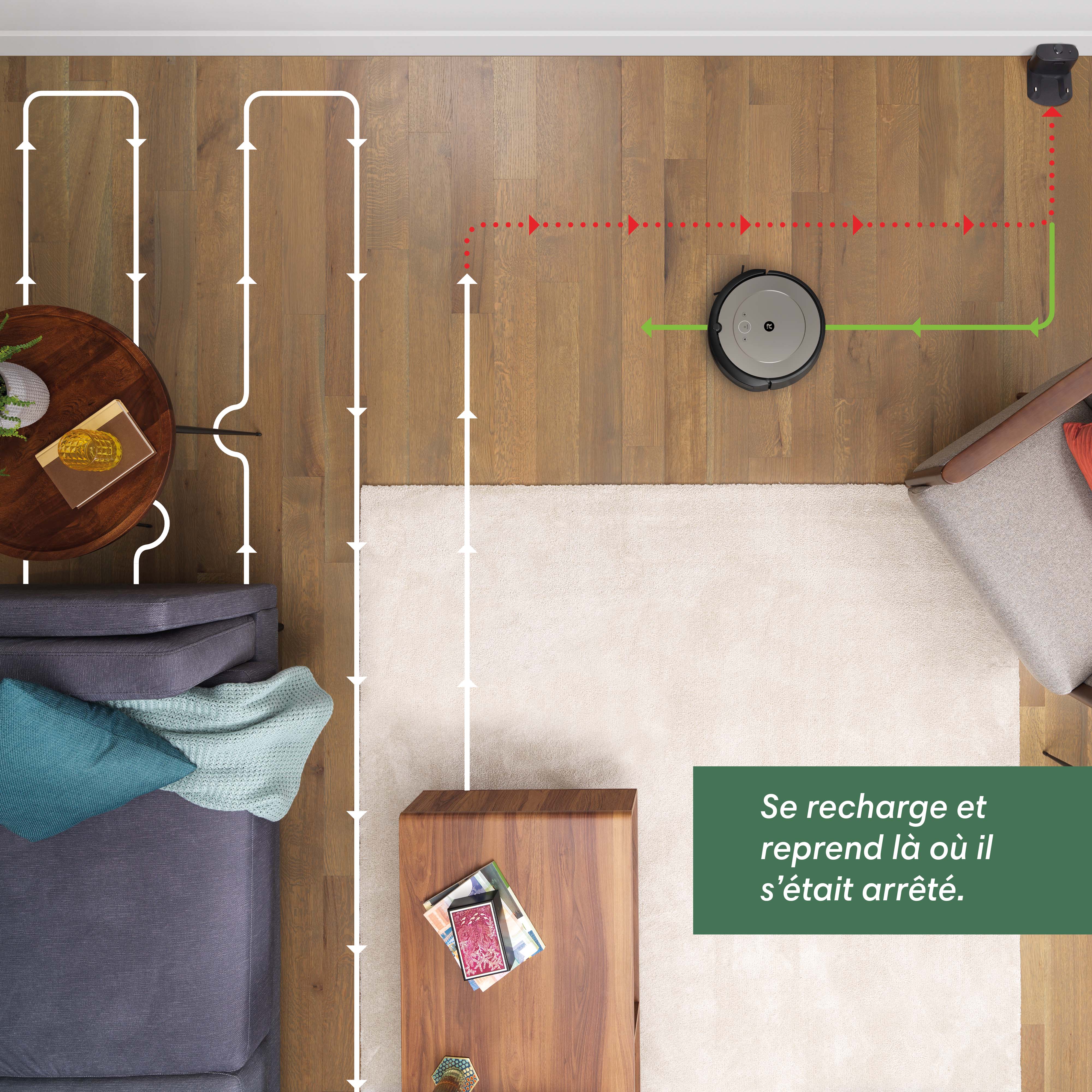 Voir la diapositive 6 : IROBOT Aspirateur robot connecté I115840 - Gris cendre