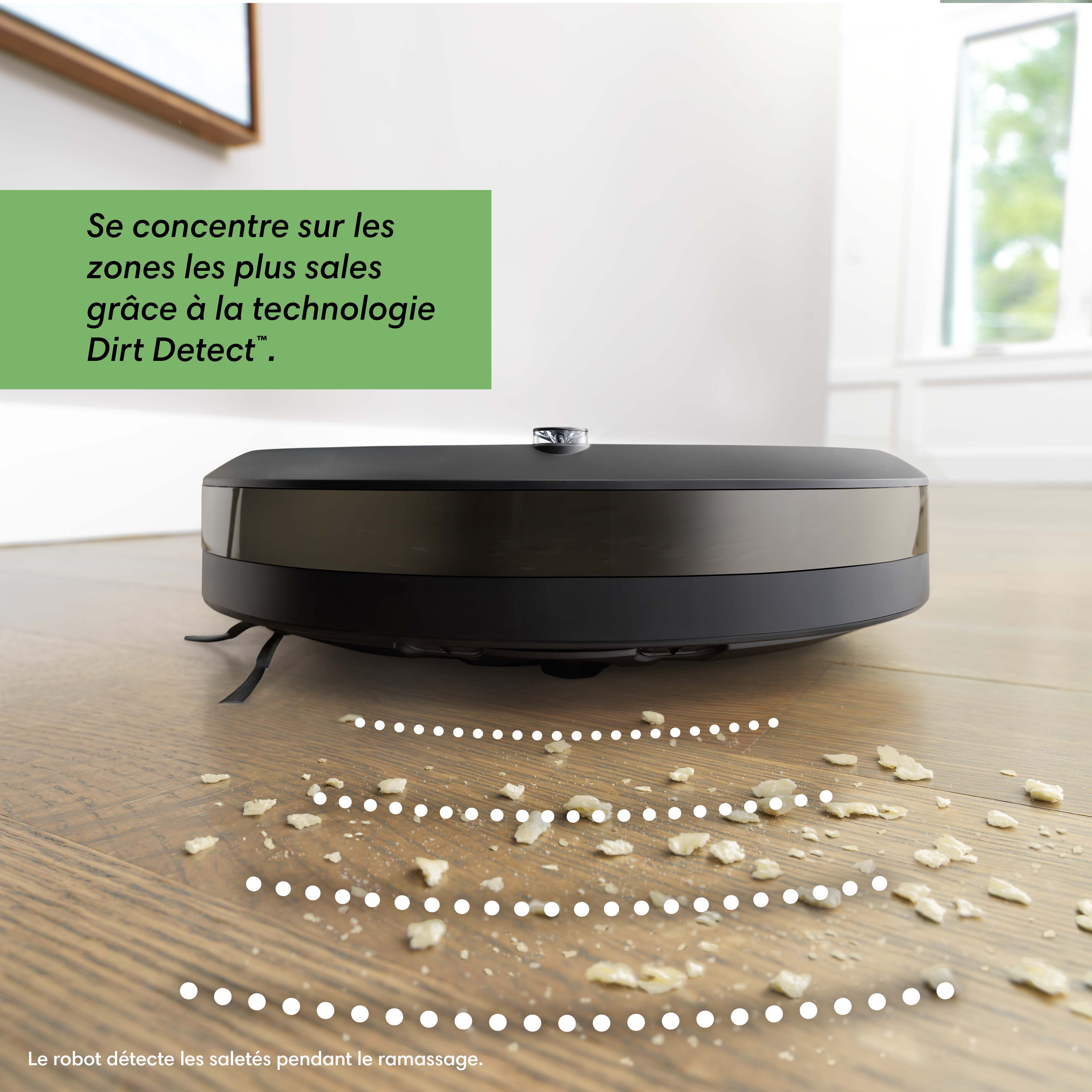 Voir la diapositive 7 : IROBOT Aspirateur robot connecté I115840 - Gris cendre