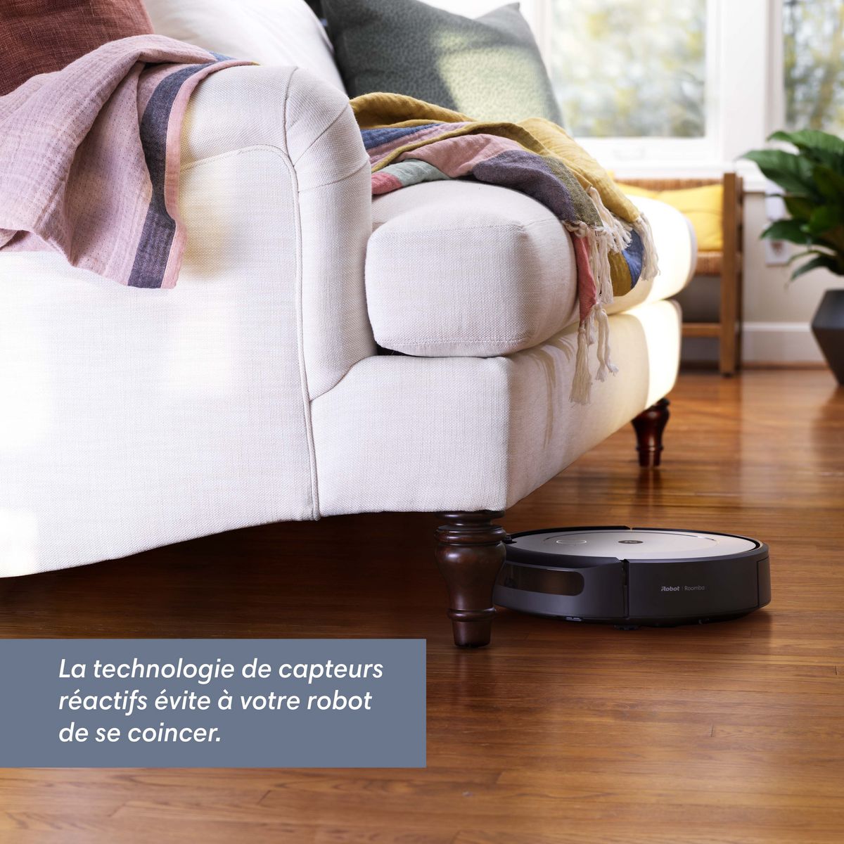 IROBOT Aspirateur robot connecté I115840 - Gris cendre