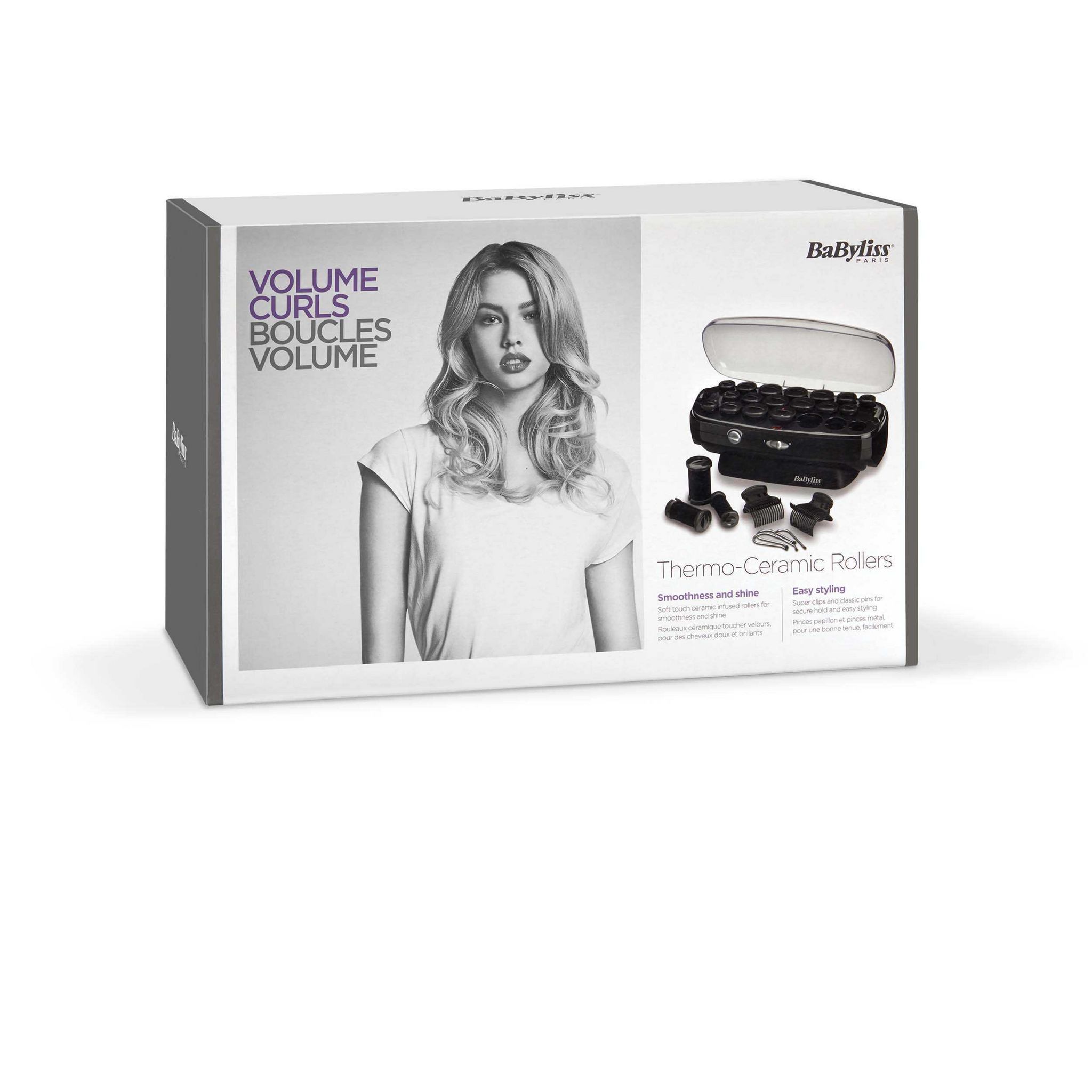 Voir la diapositive 2 : BABYLISS Bigoudis chauffants RS035E - Noir