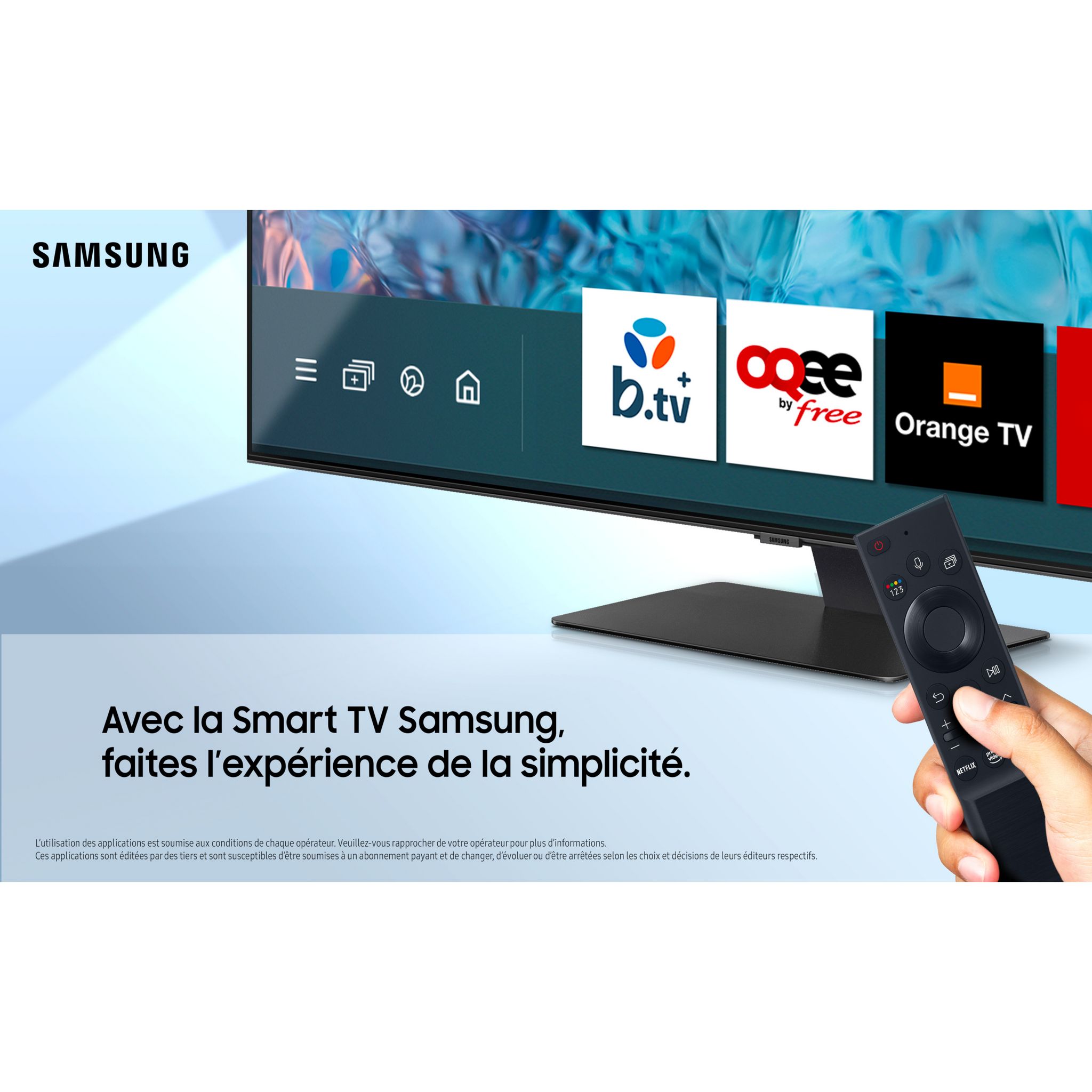 Voir la diapositive 4 : SAMSUNG UE55AU7025 TV LED 4K Crystal UHD 138 cm Smart TV