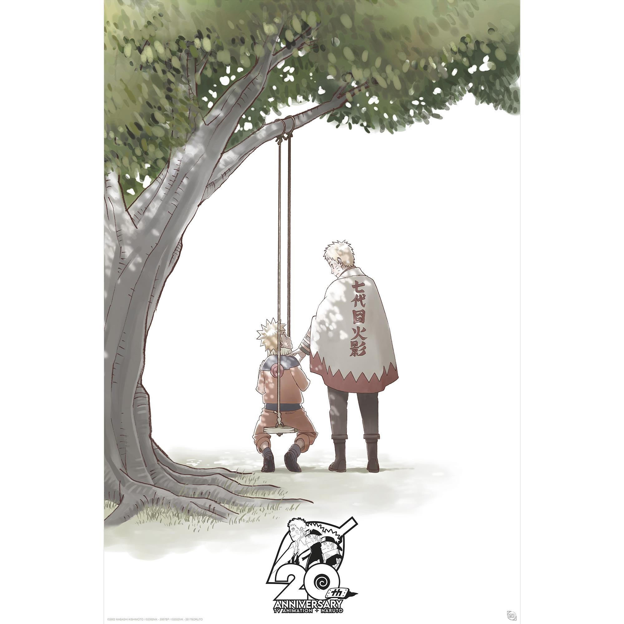 ABYSTYLE Poster maxi anniversaire 20ans Naruto Shippuden