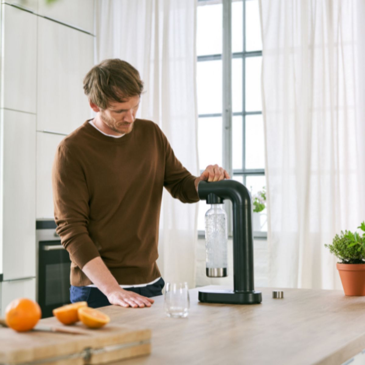 BRITA Machine à gazéifier sodaONE 1049249 - Noir