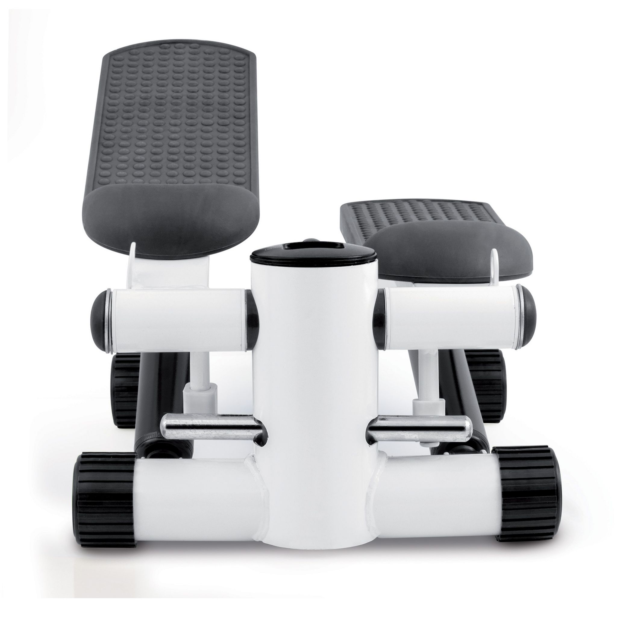 Voir la diapositive 3 : FIT FOR LIFE Stepper avec compteur et élastique FTI-STEP - Blanc et noir
