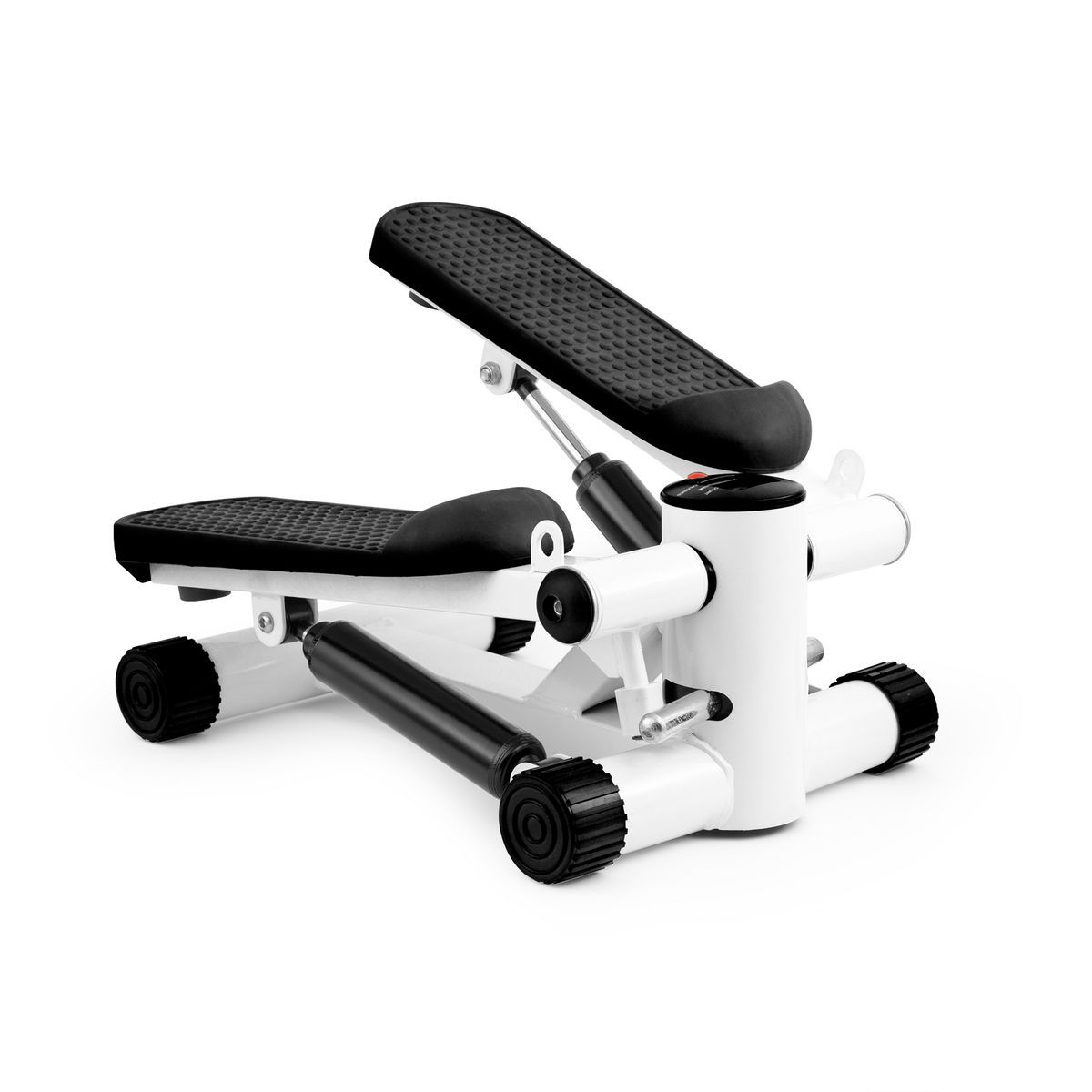 FIT FOR LIFE Stepper avec compteur et élastique FTI-STEP - Blanc et noir