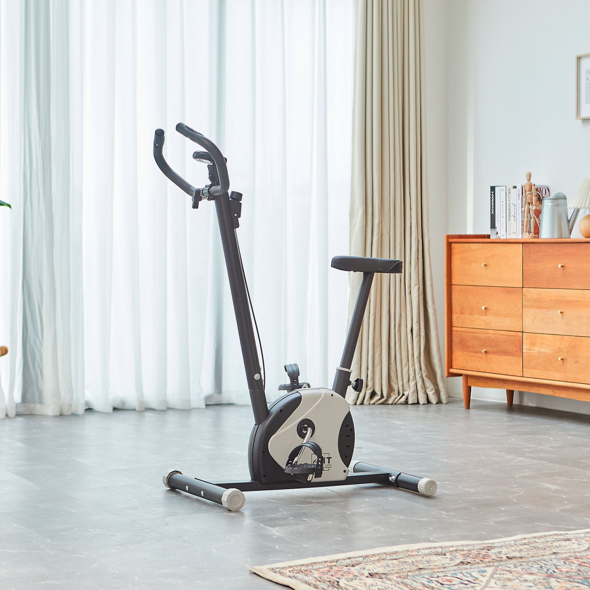 Voir la diapositive 4 : FIT FOR LIFE Vélo d'appartement Be Bike V2 - Noir