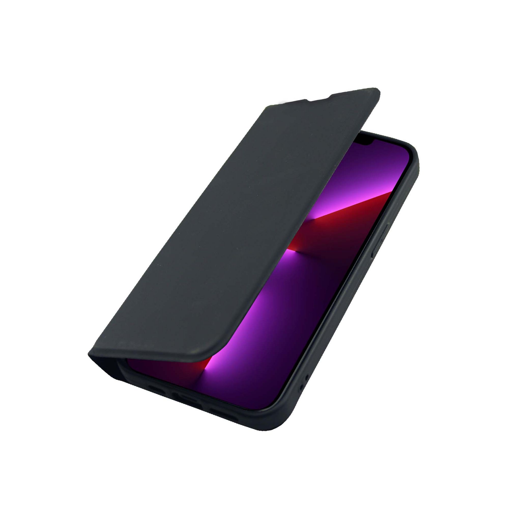 QILIVE Étui folio pour iPhone 13/14 - Noir
