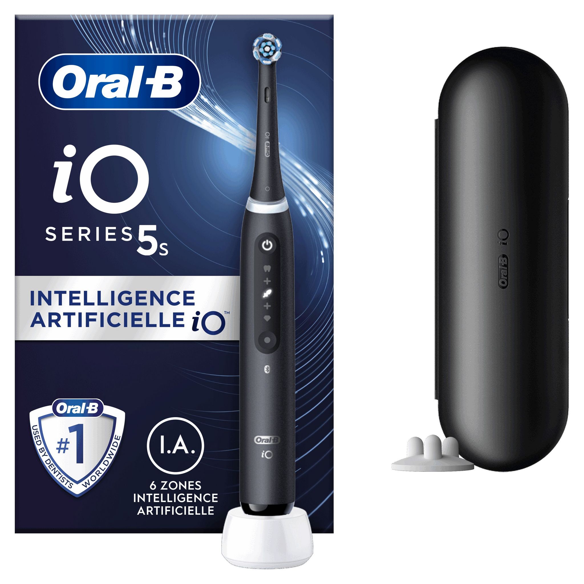 ORAL-B Brosse à Dents électrique IO5 - Noir Mat Pas Cher - Auchan.fr