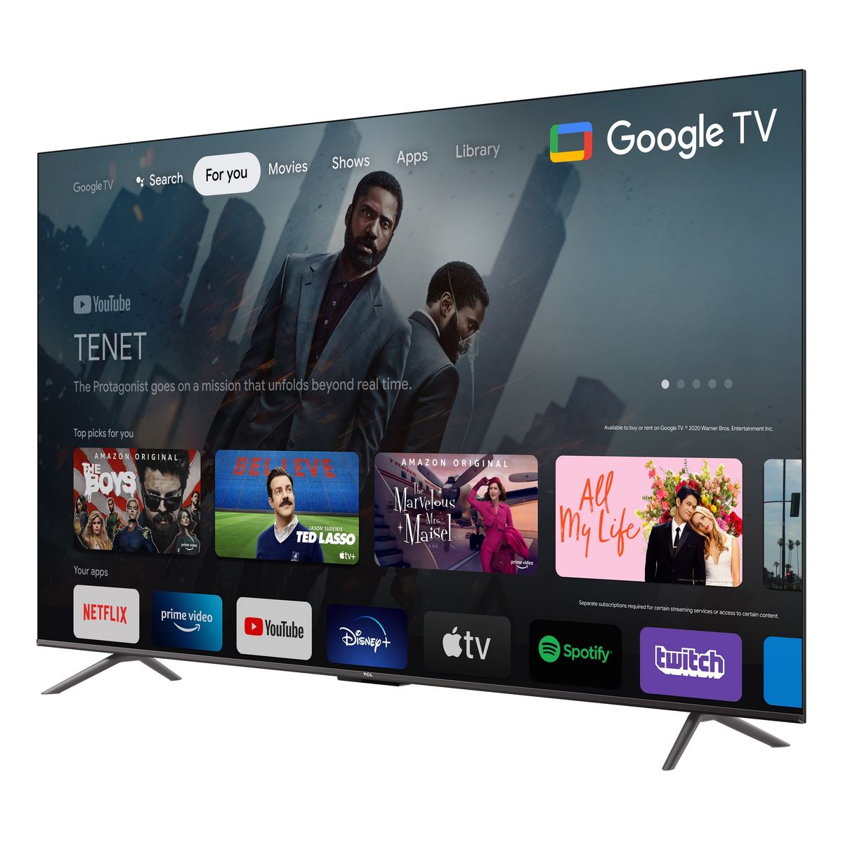 TCL 85P735 TV 4K HDR 214 cm Google TV