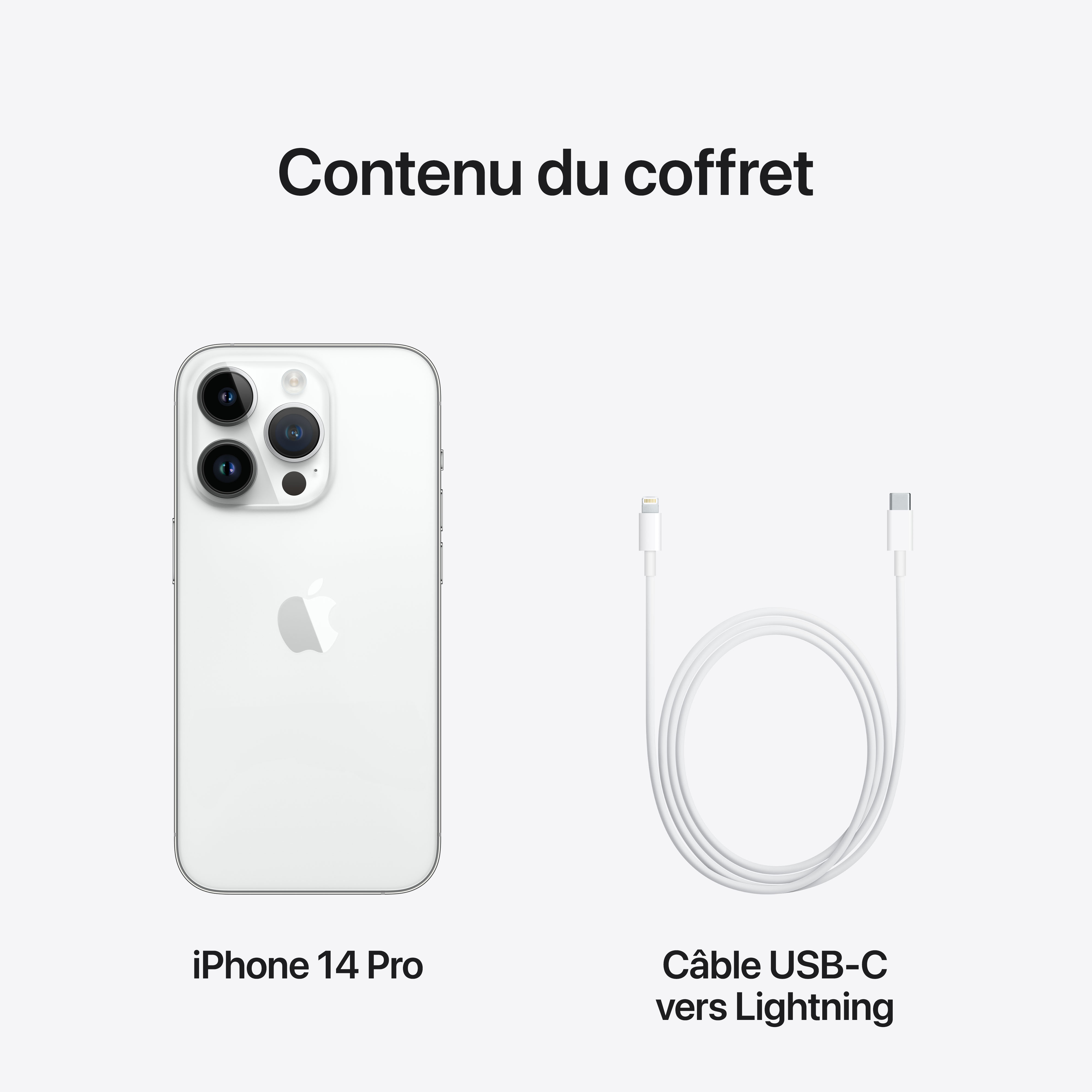 Voir la diapositive 10 : APPLE iPhone 14 Pro 512Go - Argent