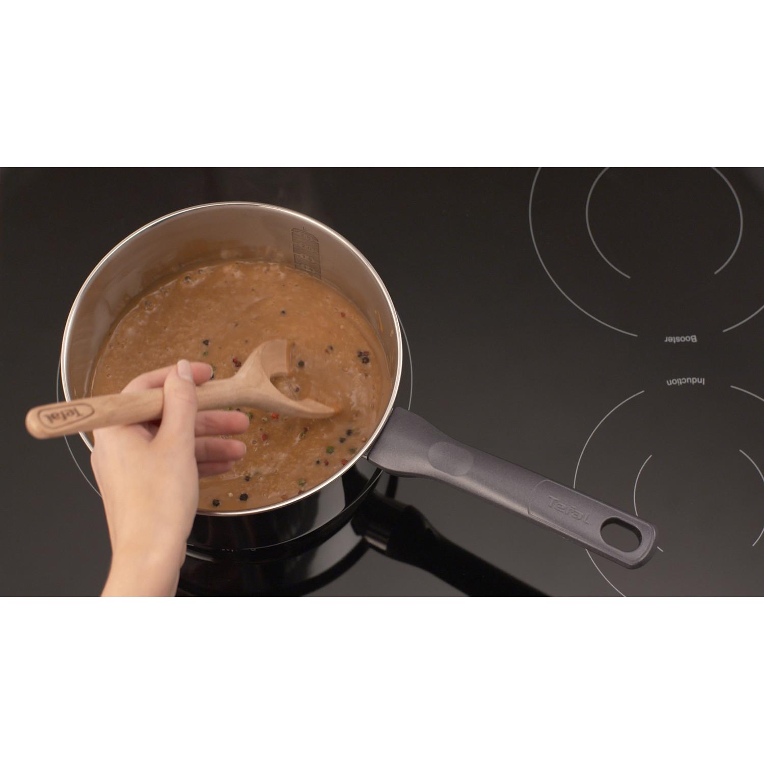 Voir la diapositive 2 : TEFAL Casserole induction 18 cm inox DAILY COOK