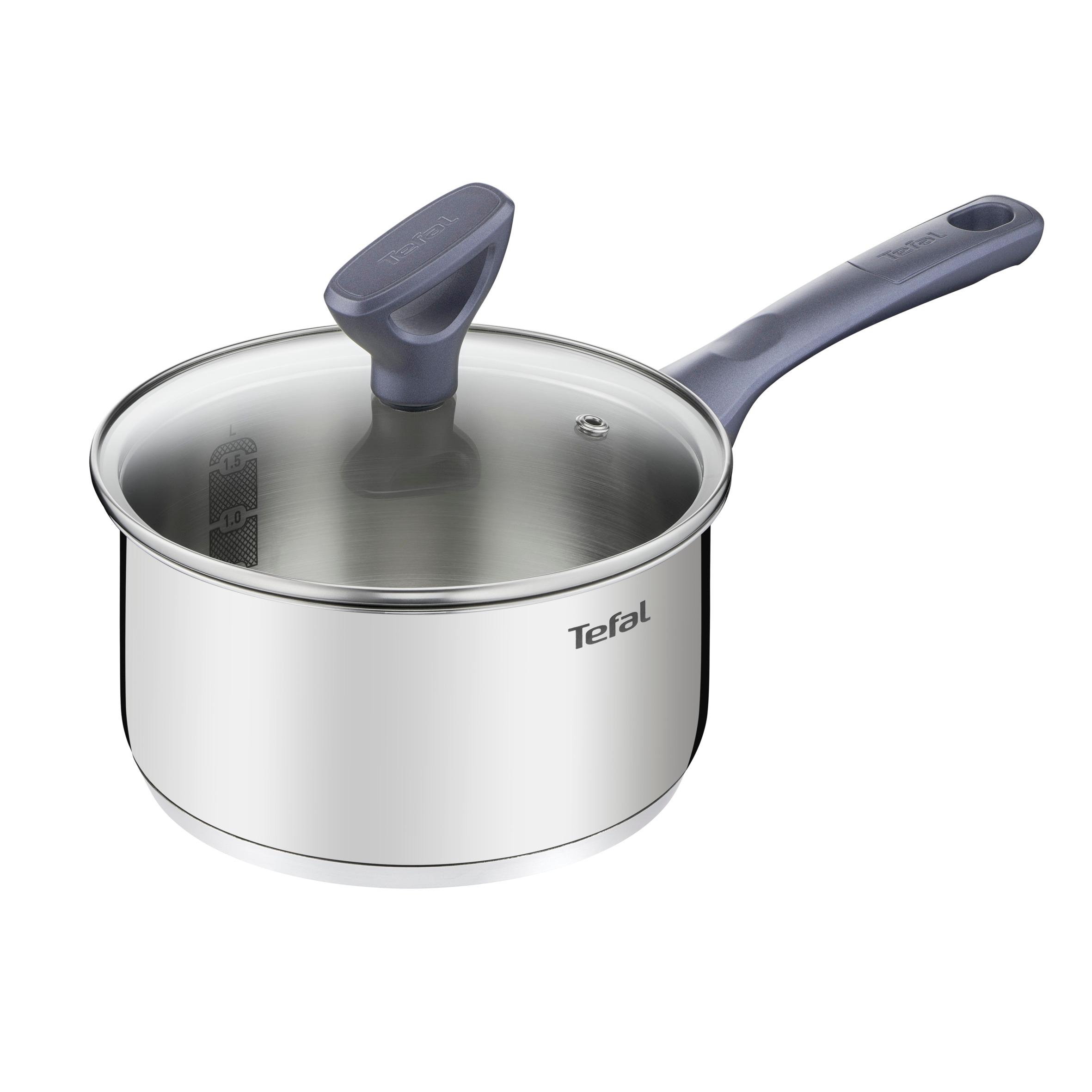 Voir la diapositive 3 : TEFAL Casserole induction 18 cm inox DAILY COOK