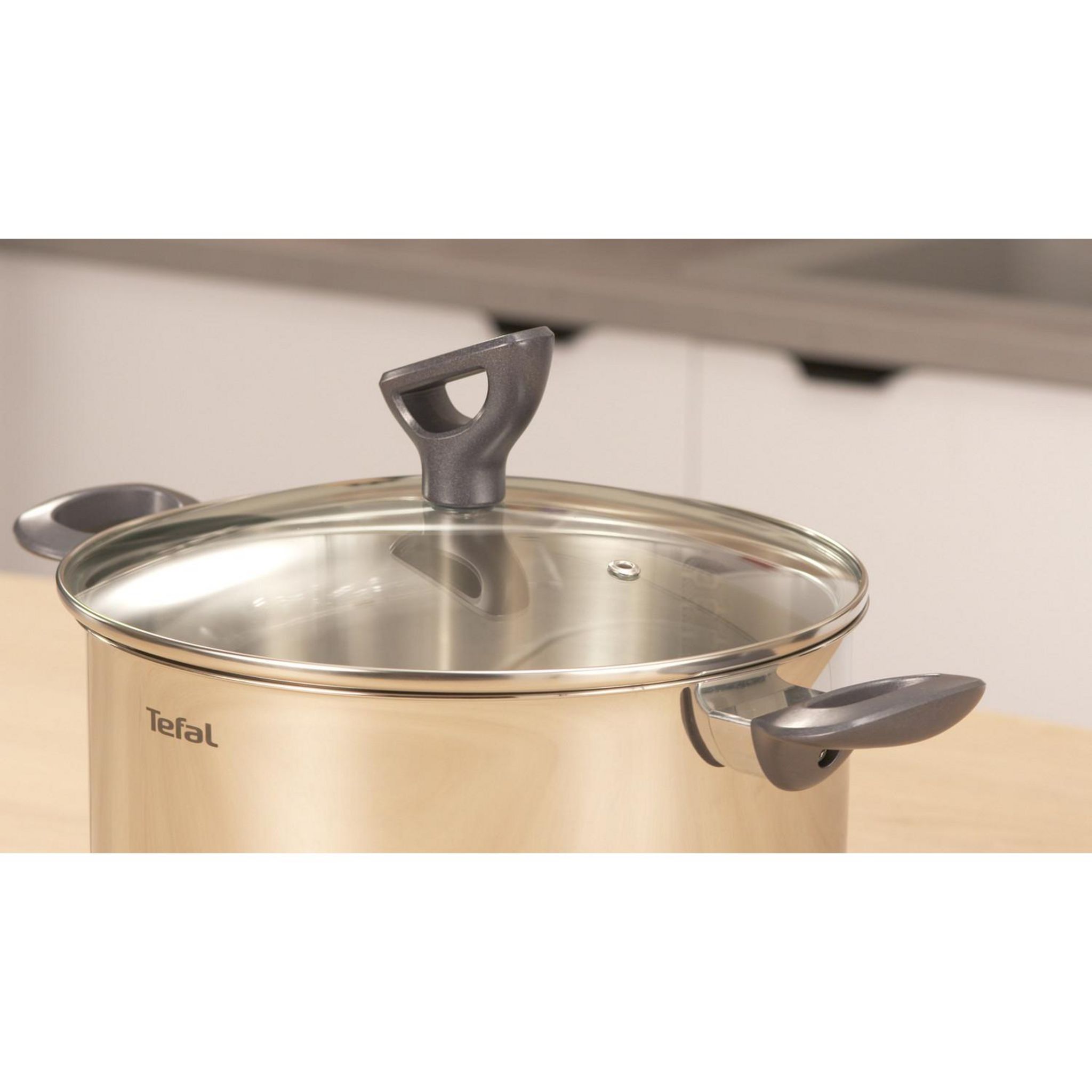 Voir la diapositive 3 : TEFAL Faitout induction 24 cm inox DAILY COOK