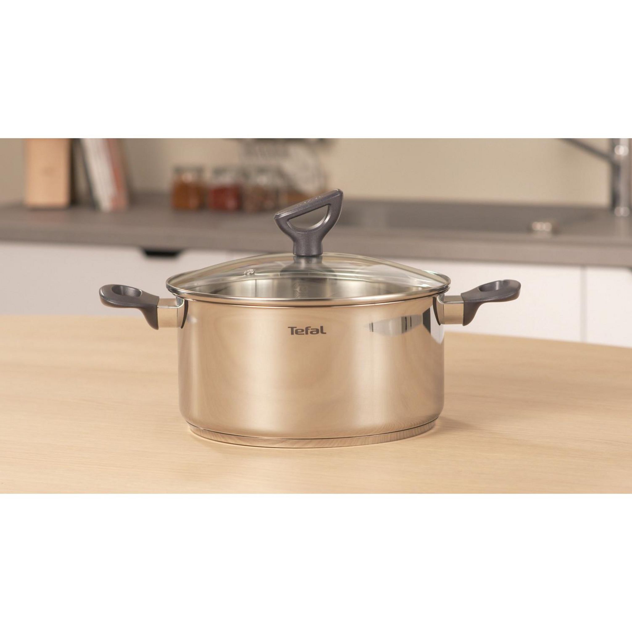 Voir la diapositive 6 : TEFAL Faitout induction 24 cm inox DAILY COOK
