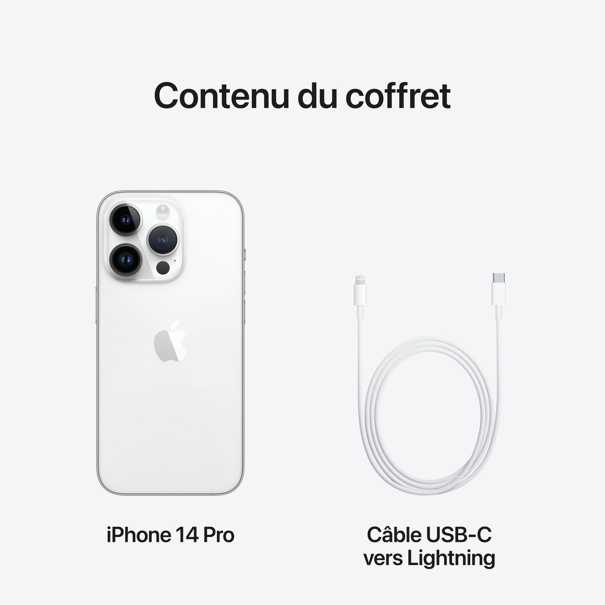 Voir la diapositive 10 : APPLE iPhone 14 Pro 256Go - Argent